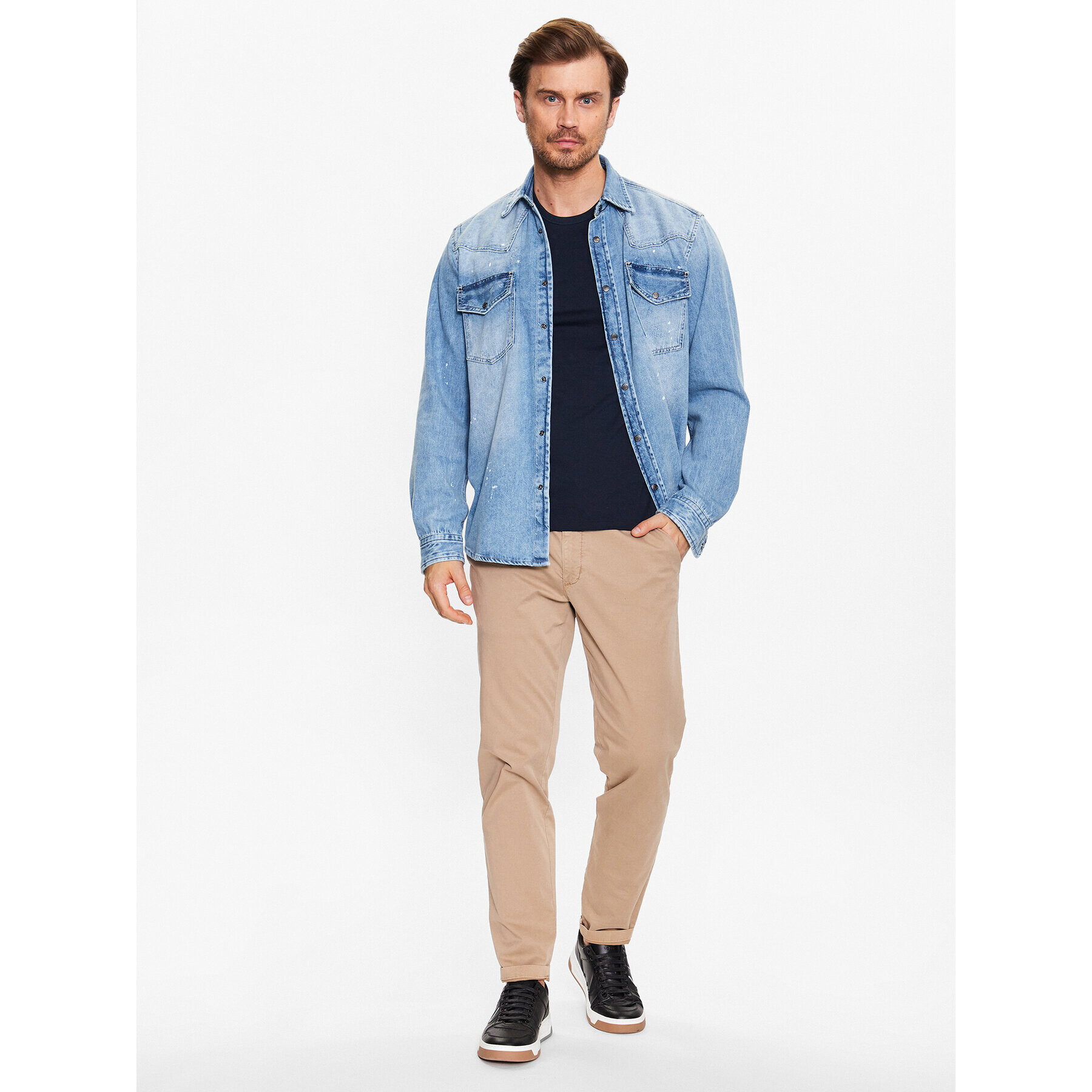 Boss Тишърт 50475286 Цветен Regular Fit - Pepit.bg