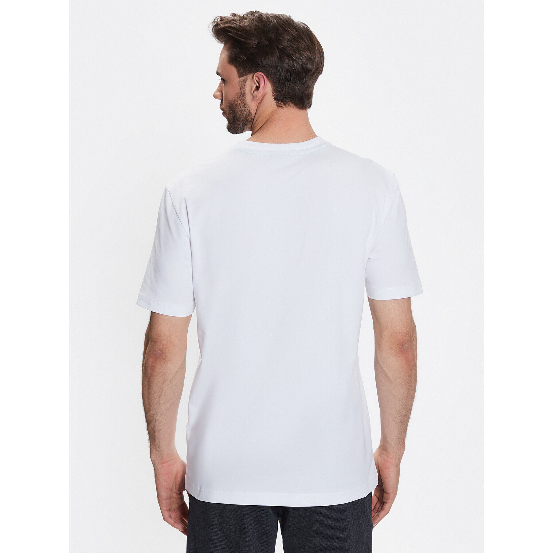 Boss Тишърт 50475828 Бял Regular Fit - Pepit.bg