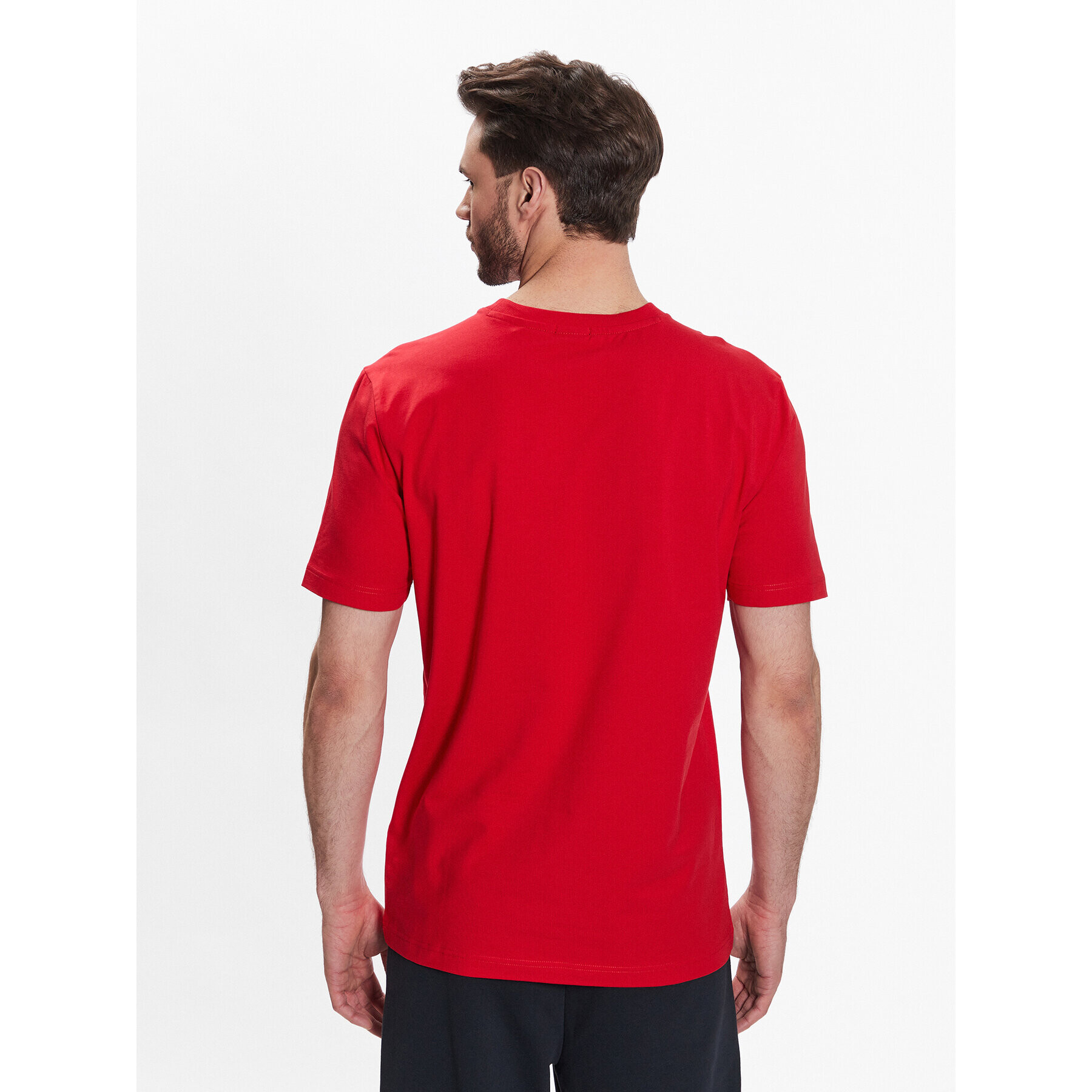 Boss Тишърт 50475828 Червен Regular Fit - Pepit.bg