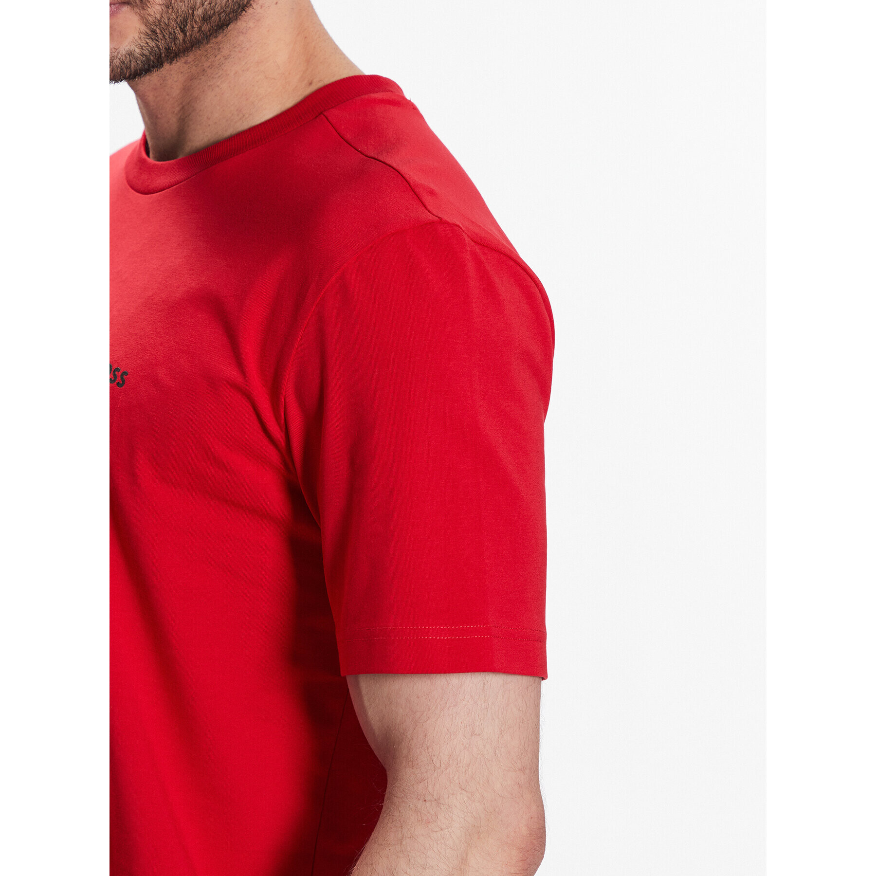 Boss Тишърт 50475828 Червен Regular Fit - Pepit.bg