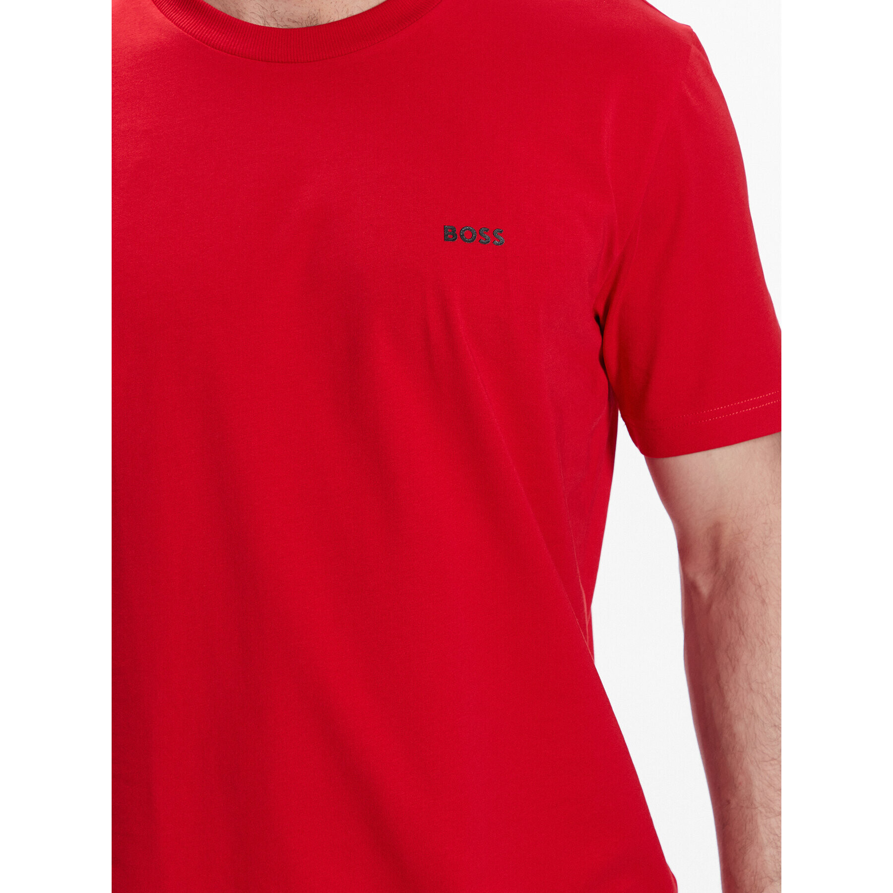 Boss Тишърт 50475828 Червен Regular Fit - Pepit.bg