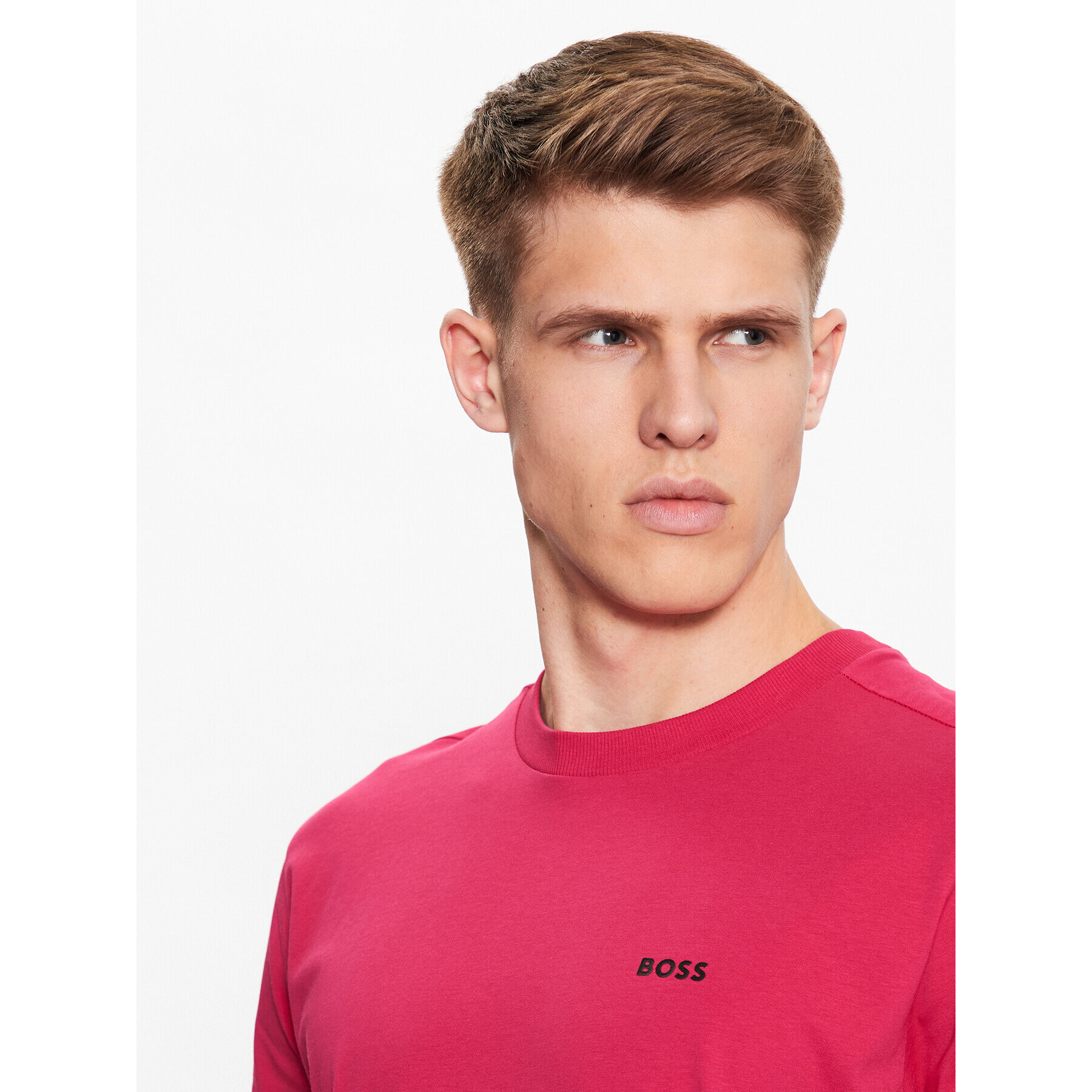 Boss Тишърт 50475828 Розов Regular Fit - Pepit.bg