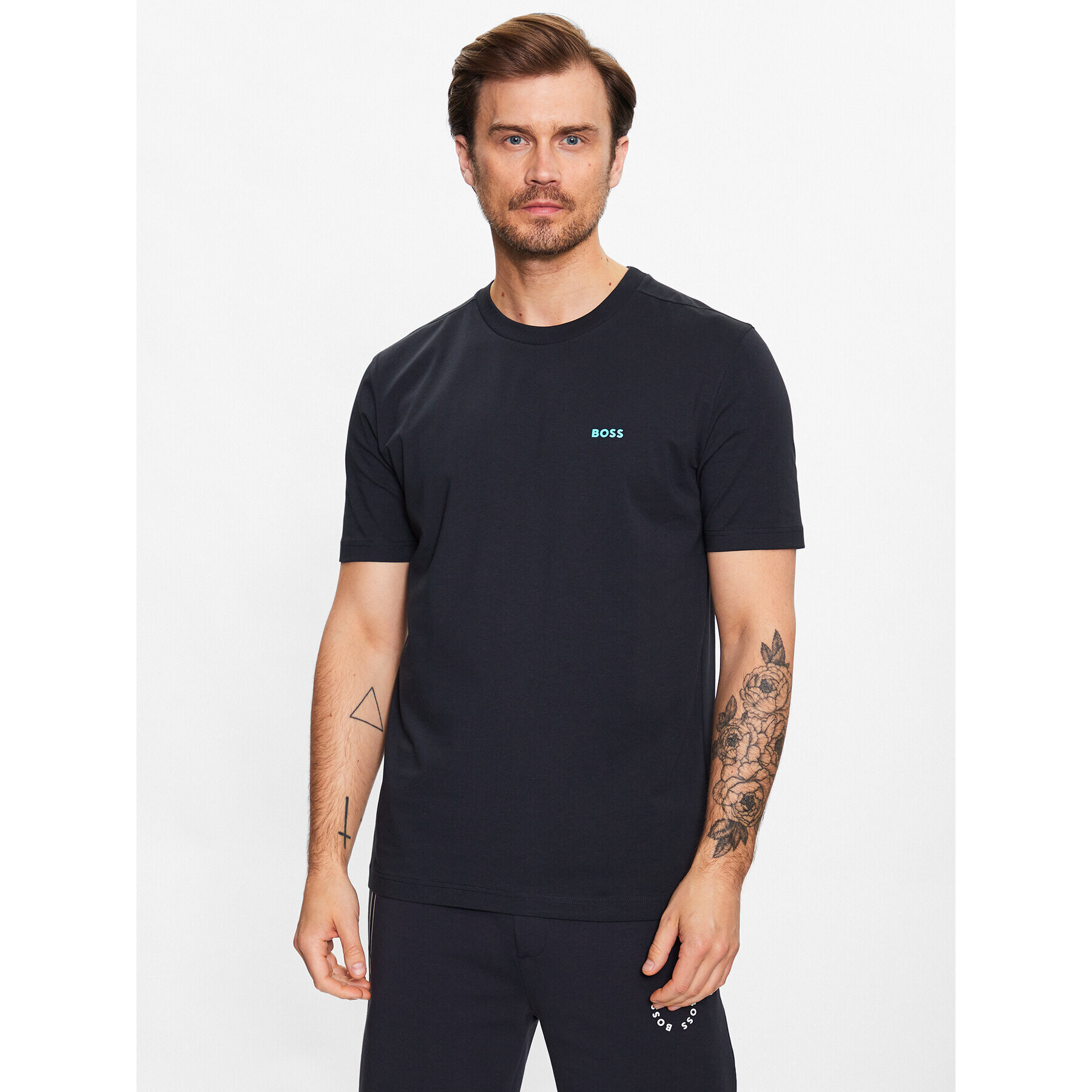 Boss Тишърт 50475828 Тъмносин Regular Fit - Pepit.bg
