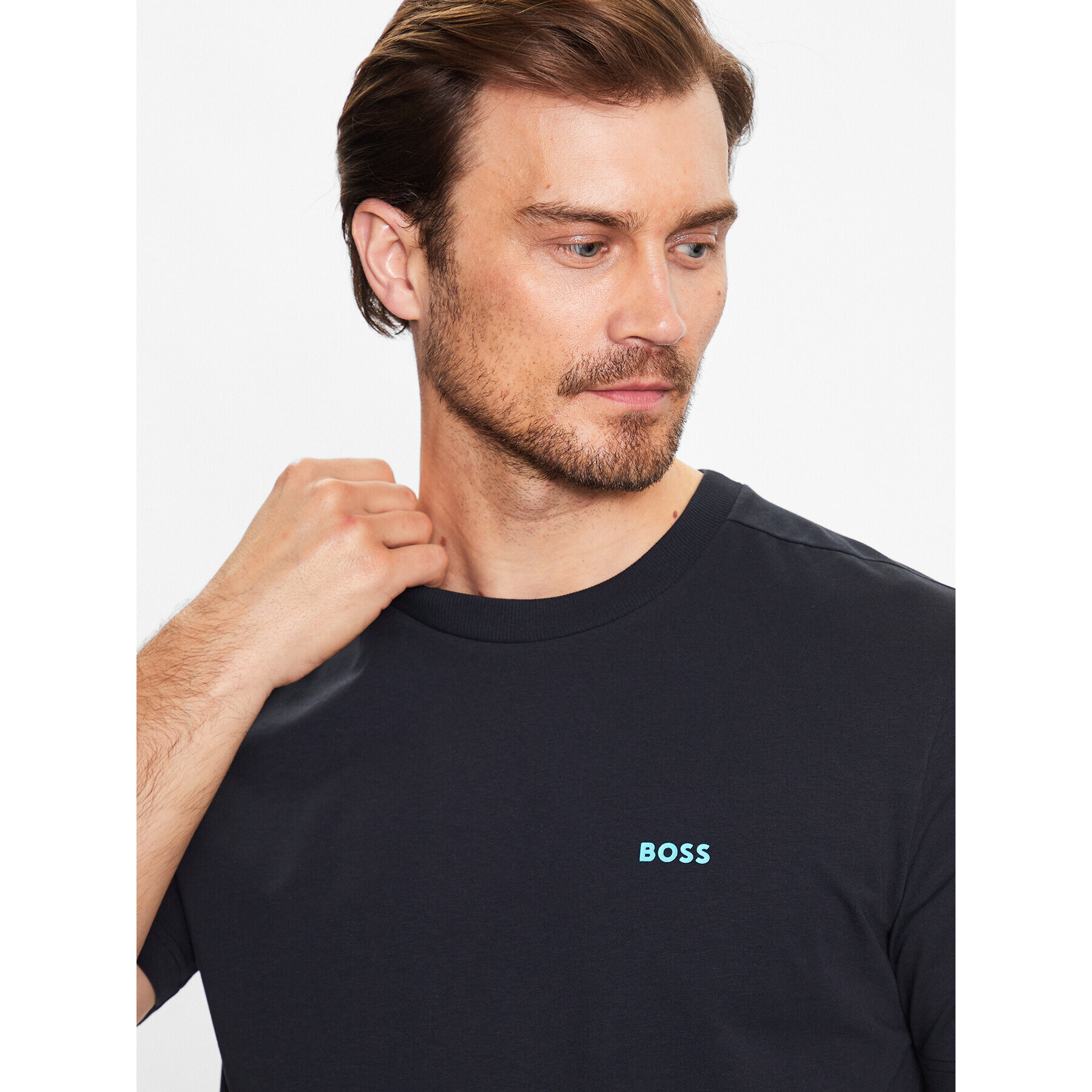Boss Тишърт 50475828 Тъмносин Regular Fit - Pepit.bg