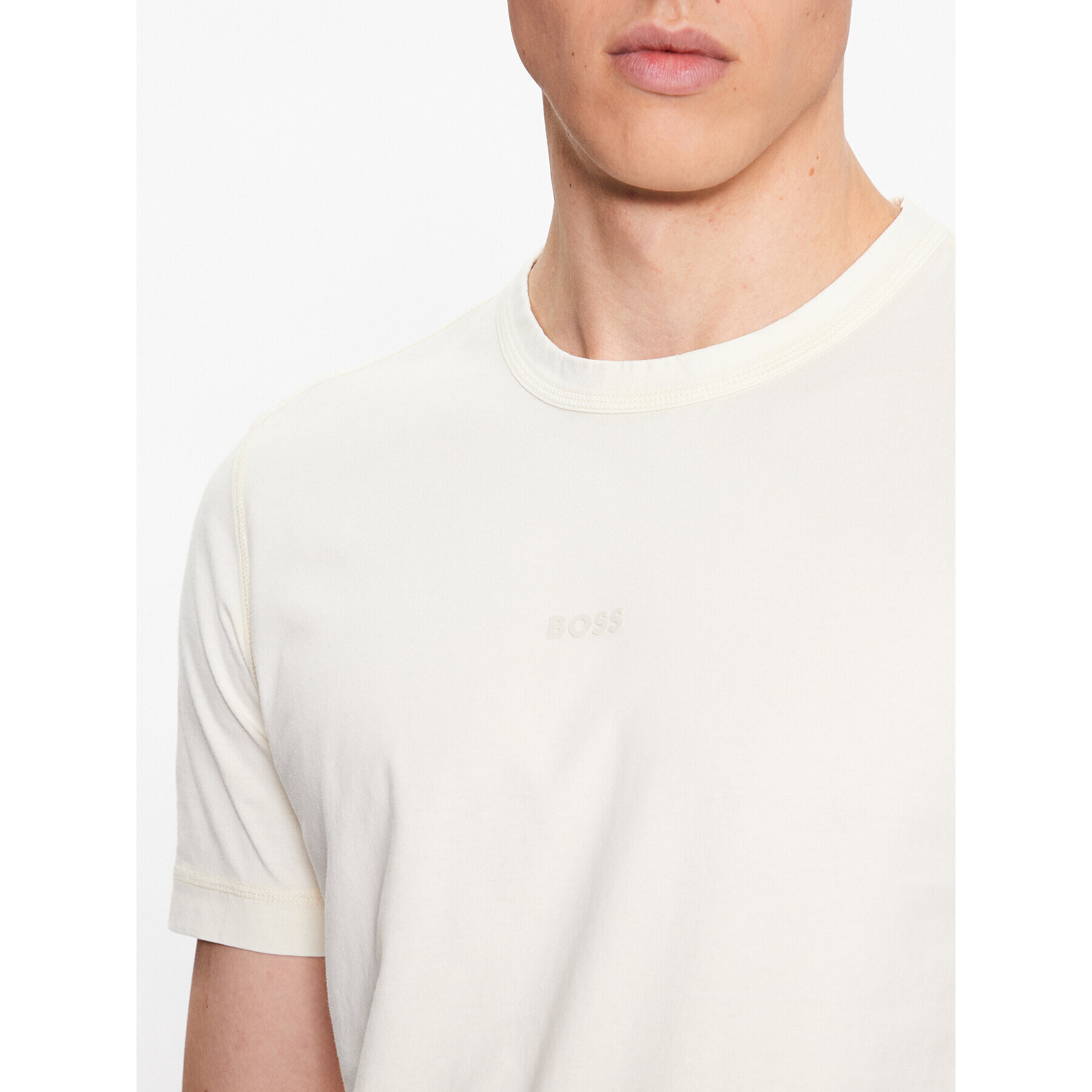 Boss Тишърт Tokks 50477433 Екрю Regular Fit - Pepit.bg
