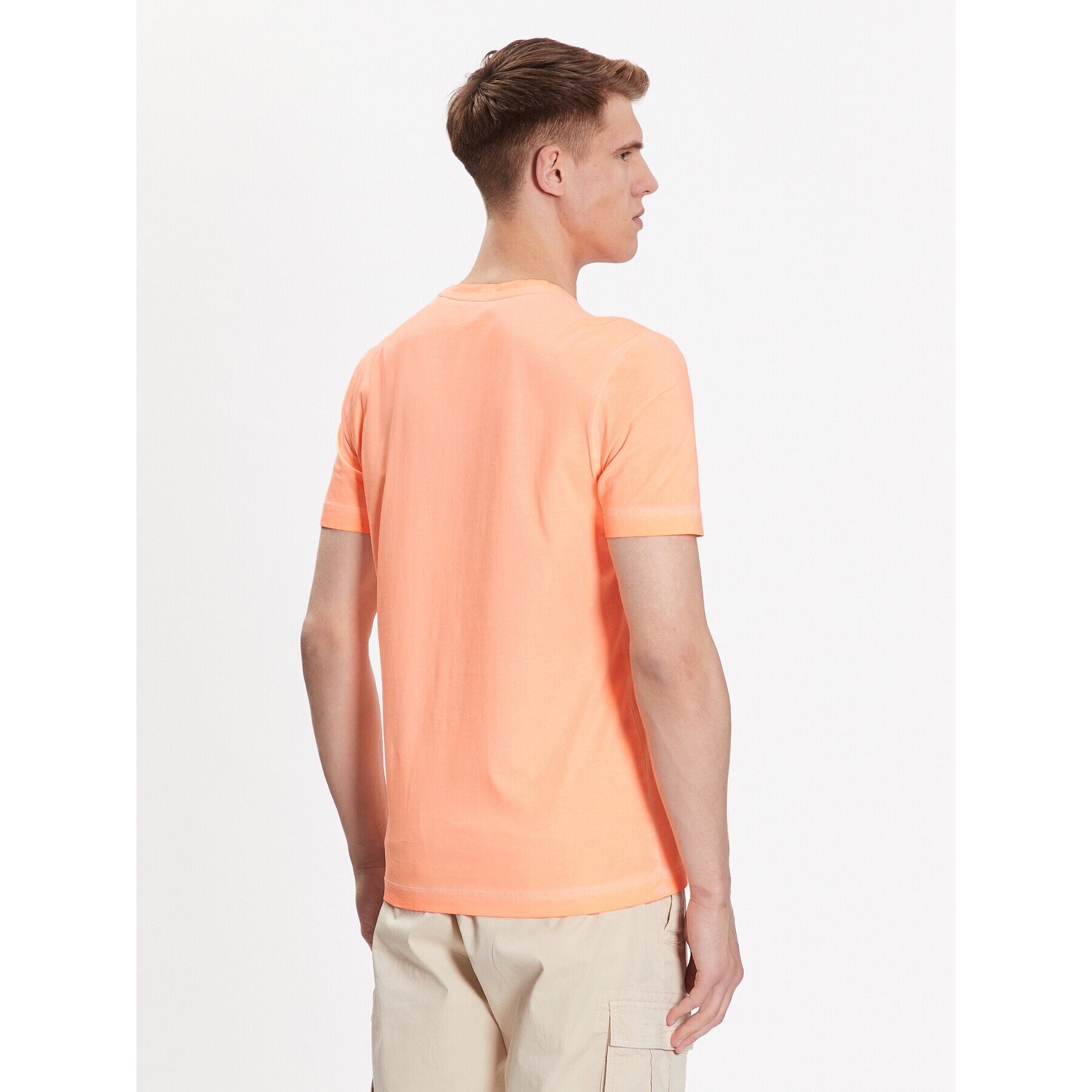 Boss Тишърт 50477433 Оранжев Regular Fit - Pepit.bg