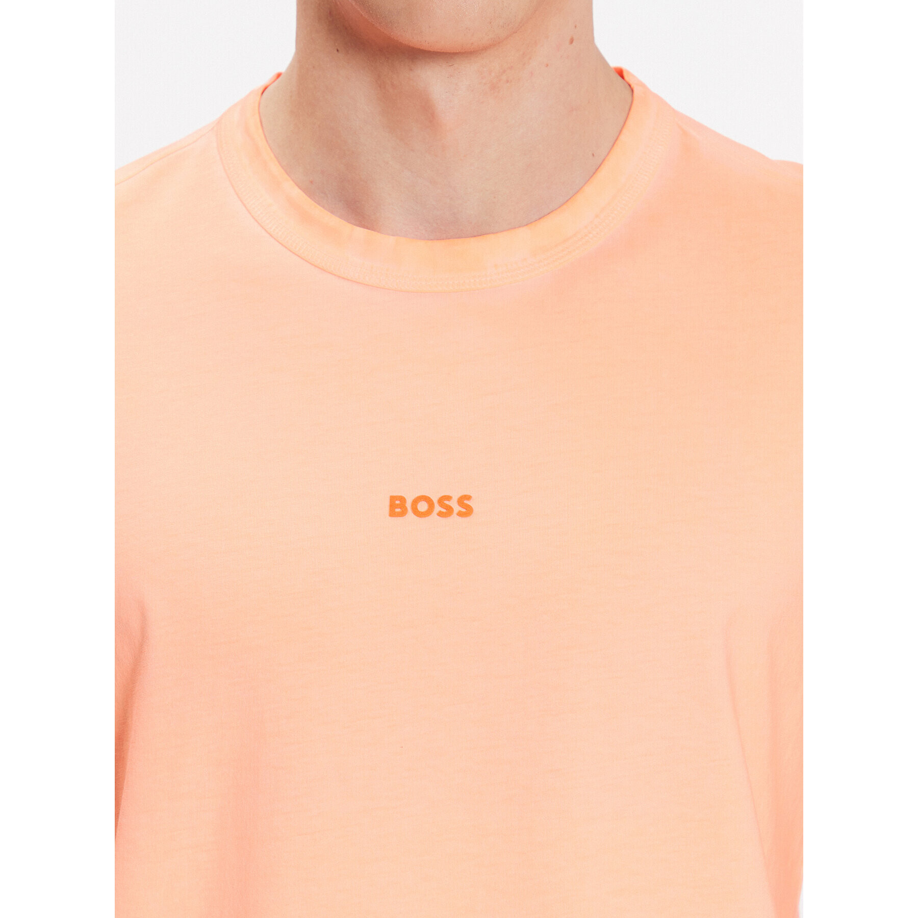 Boss Тишърт 50477433 Оранжев Regular Fit - Pepit.bg