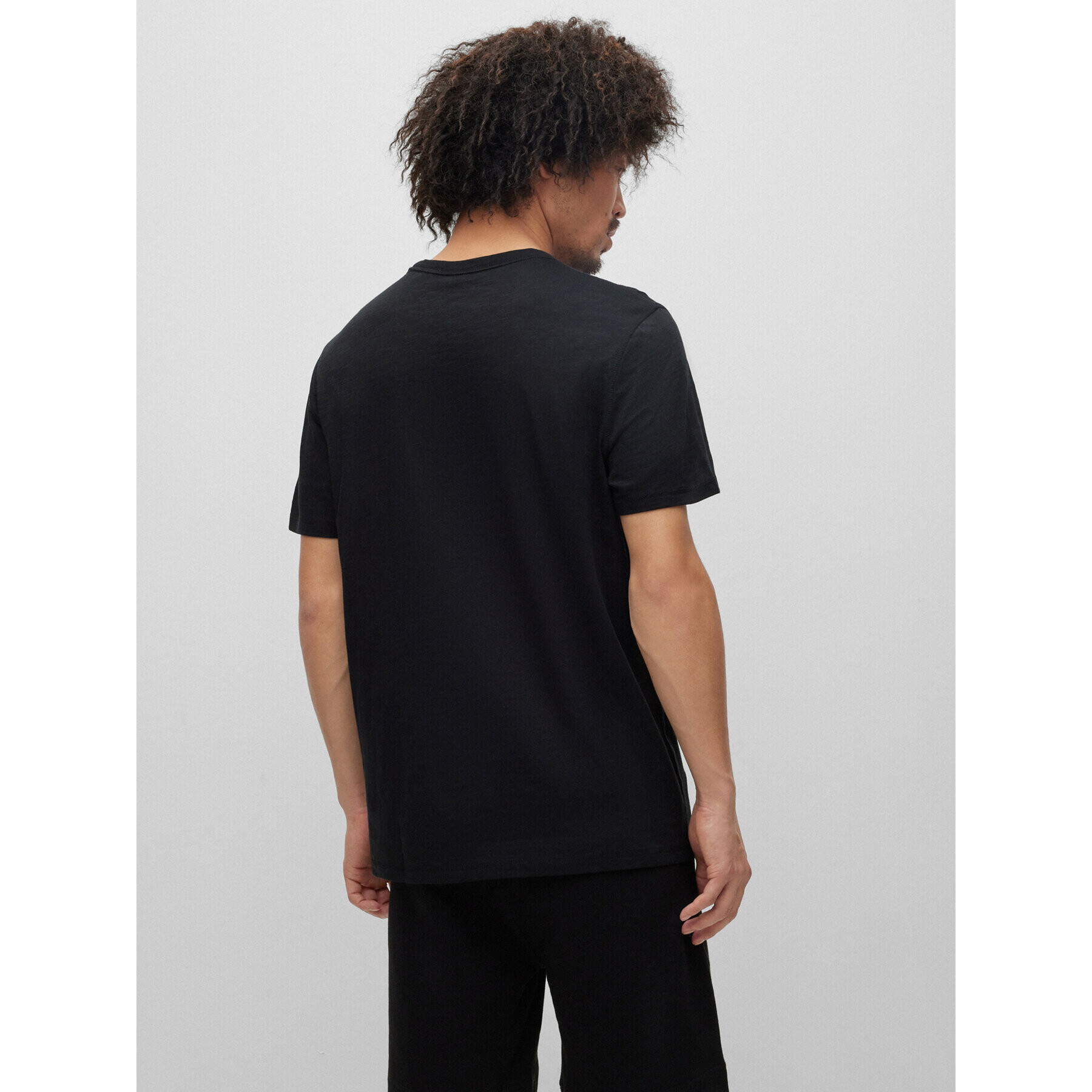 Boss Тишърт 50478771 Черен Regular Fit - Pepit.bg