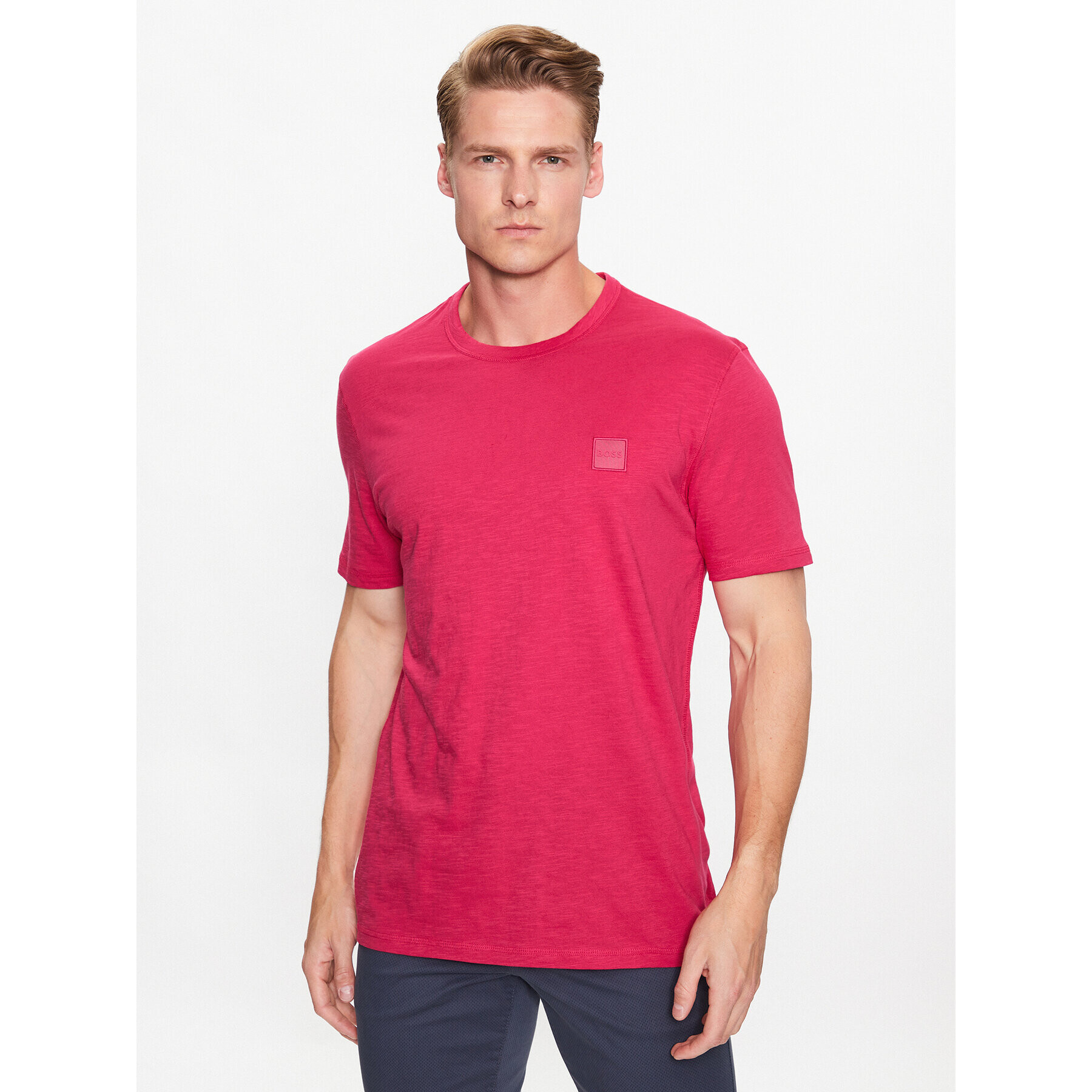 Boss Тишърт 50478771 Розов Regular Fit - Pepit.bg