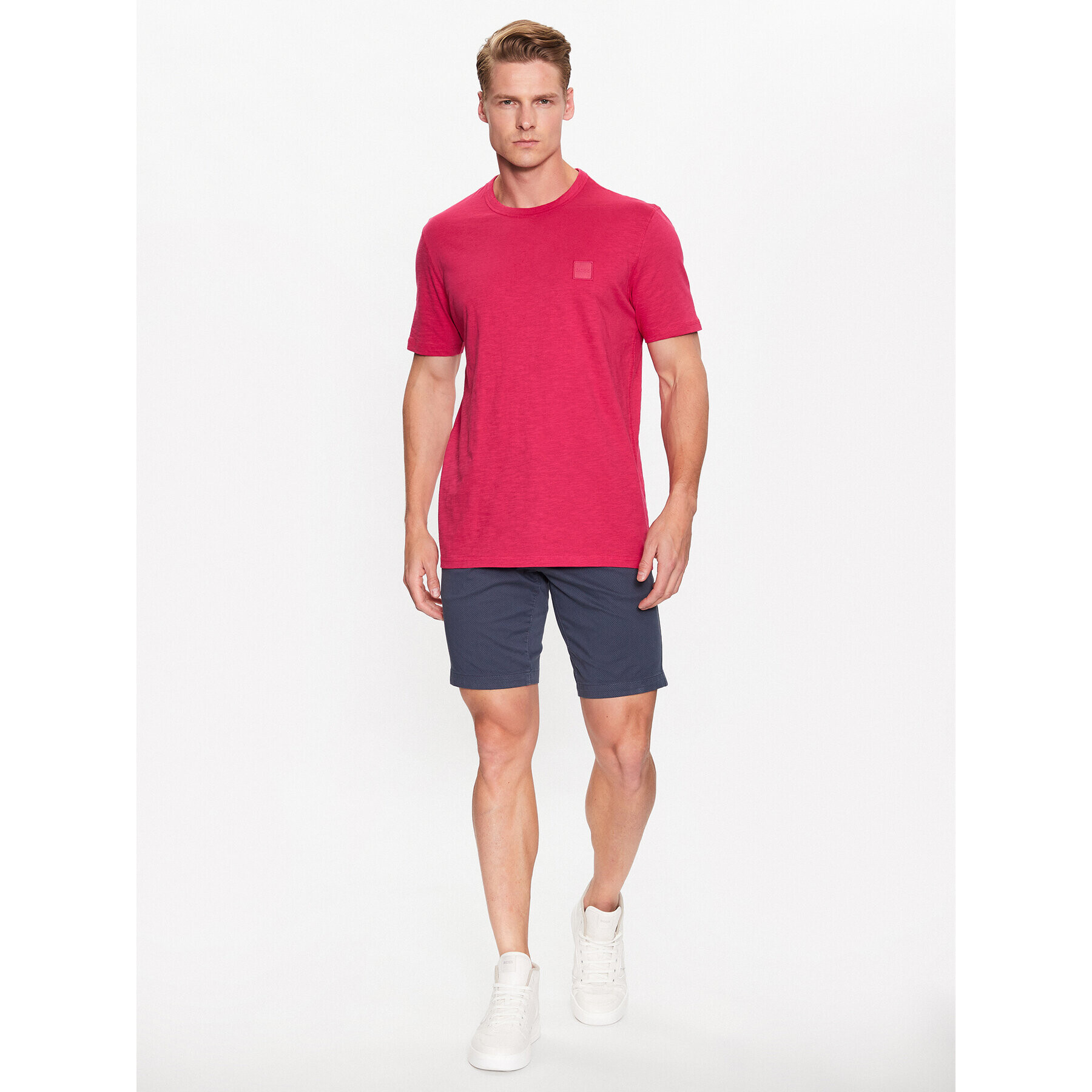Boss Тишърт 50478771 Розов Regular Fit - Pepit.bg