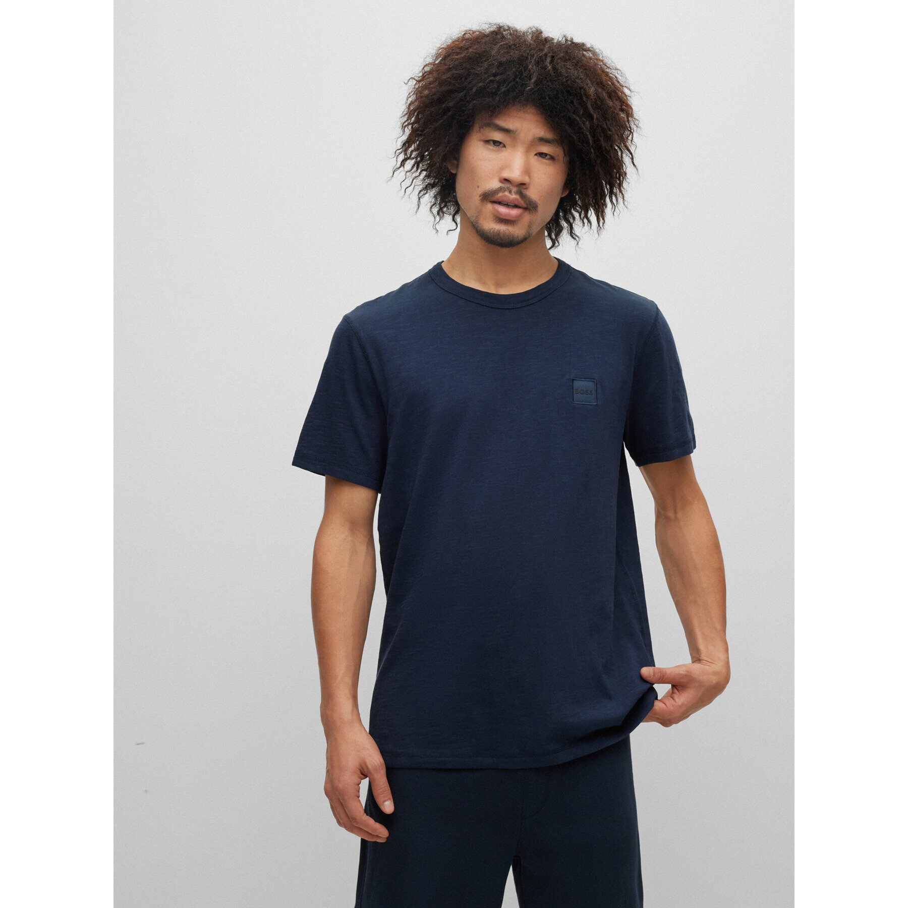 Boss Тишърт 50478771 Тъмносин Regular Fit - Pepit.bg