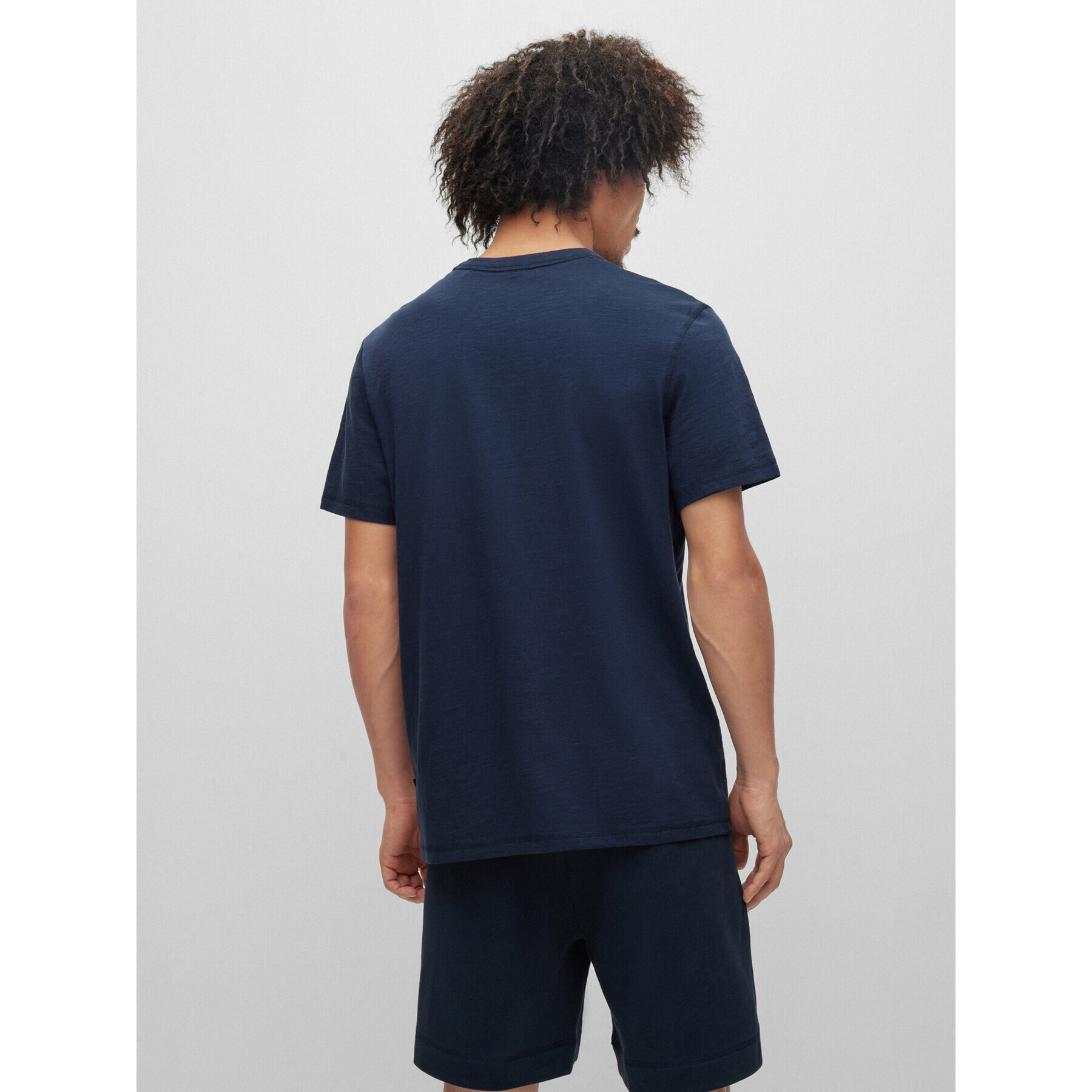 Boss Тишърт 50478771 Тъмносин Regular Fit - Pepit.bg