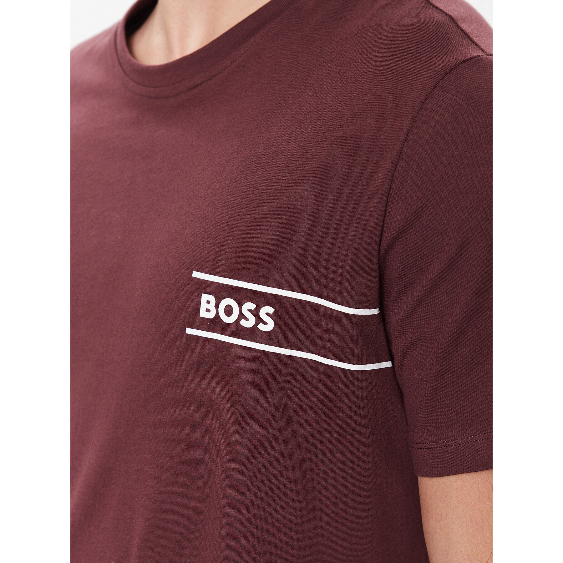 Boss Тишърт 50479074 Бордо - Pepit.bg