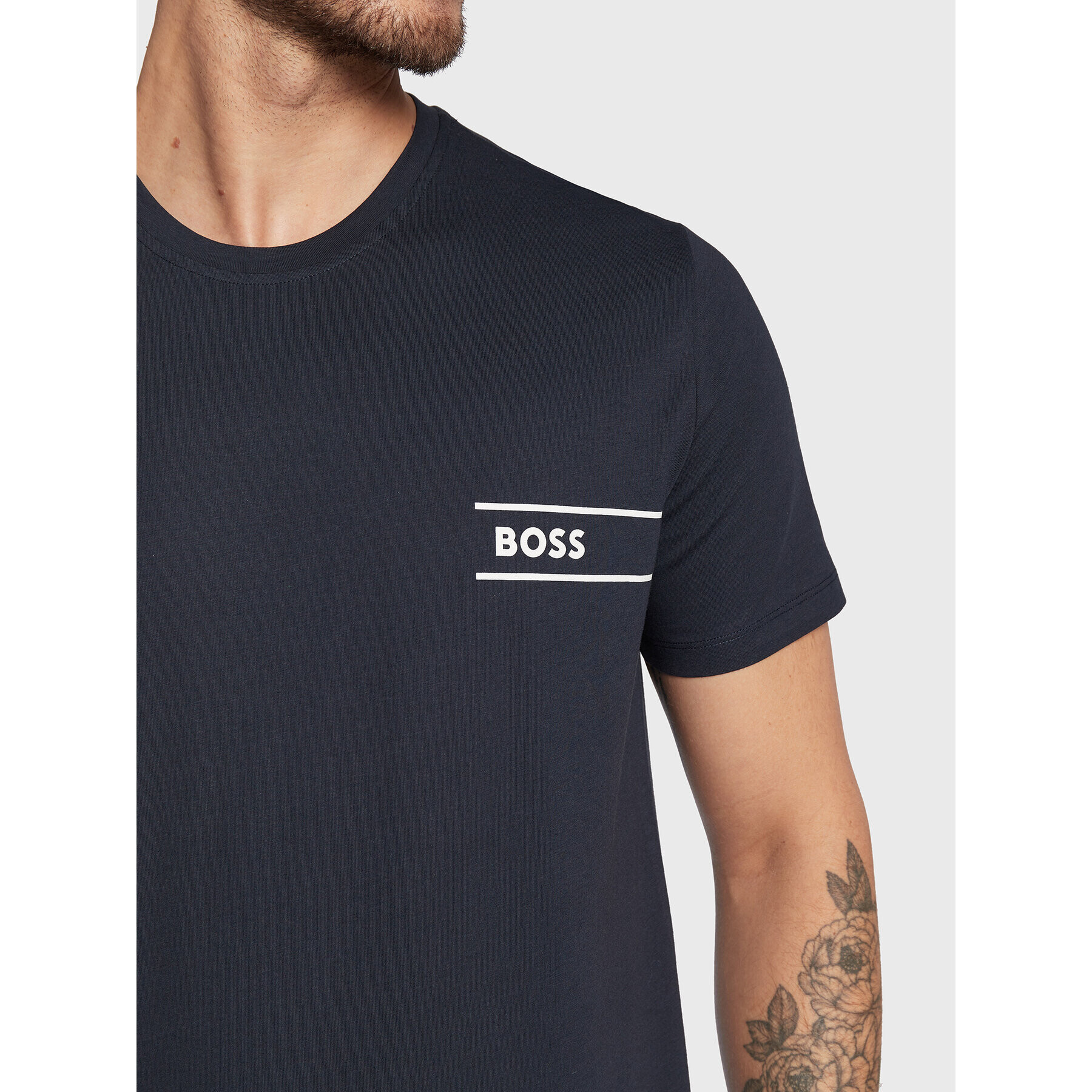 Boss Тишърт 50479074 Тъмносин Regular Fit - Pepit.bg