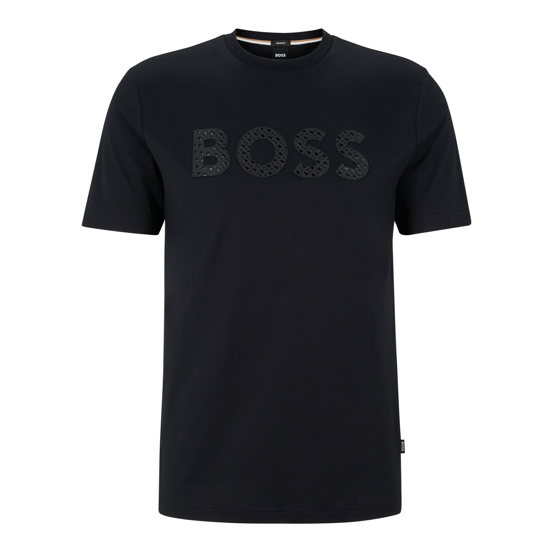Boss Тишърт 50481590 Черен Regular Fit - Pepit.bg