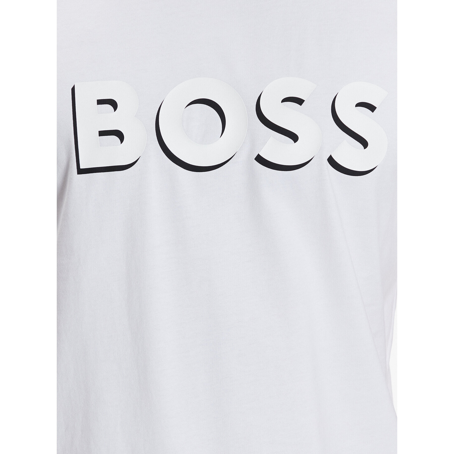 Boss Тишърт 50481611 Бял Regular Fit - Pepit.bg