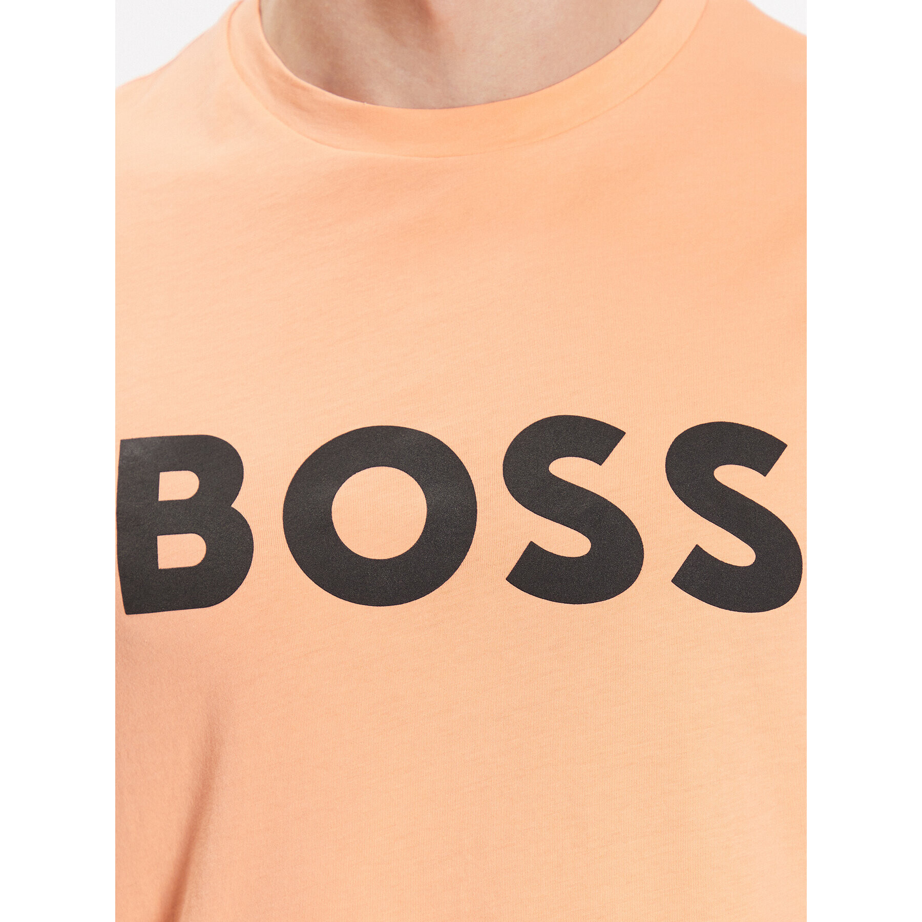 Boss Тишърт 50481923 Оранжев Regular Fit - Pepit.bg