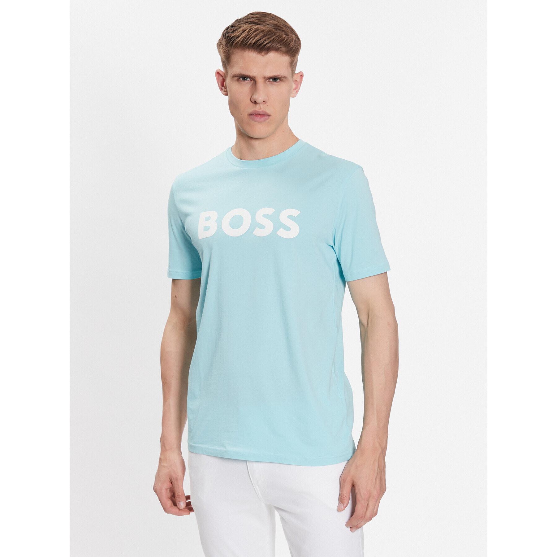 Boss Тишърт 50481923 Син Regular Fit - Pepit.bg