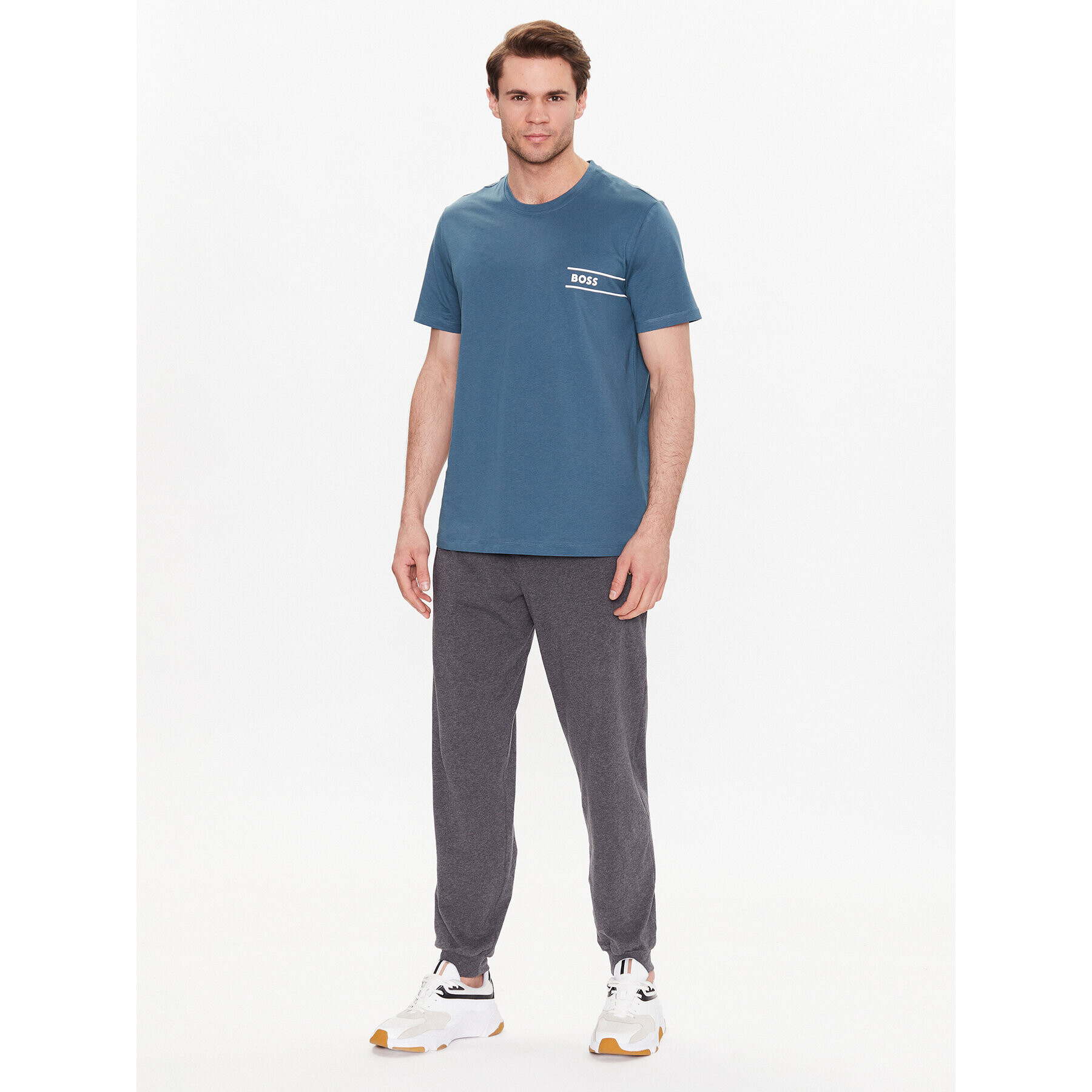 Boss Тишърт 50483644 Син Regular Fit - Pepit.bg