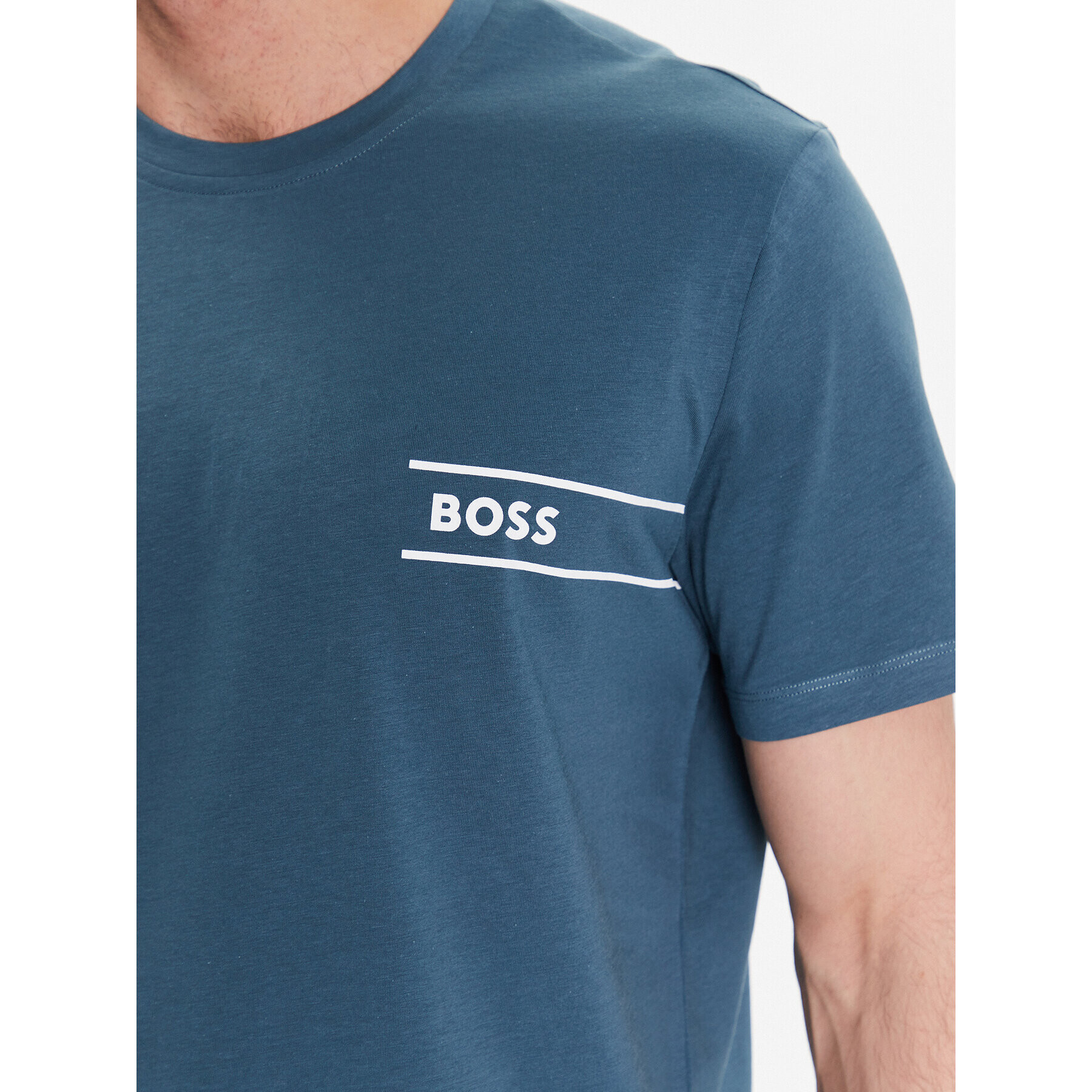 Boss Тишърт 50483644 Син Regular Fit - Pepit.bg