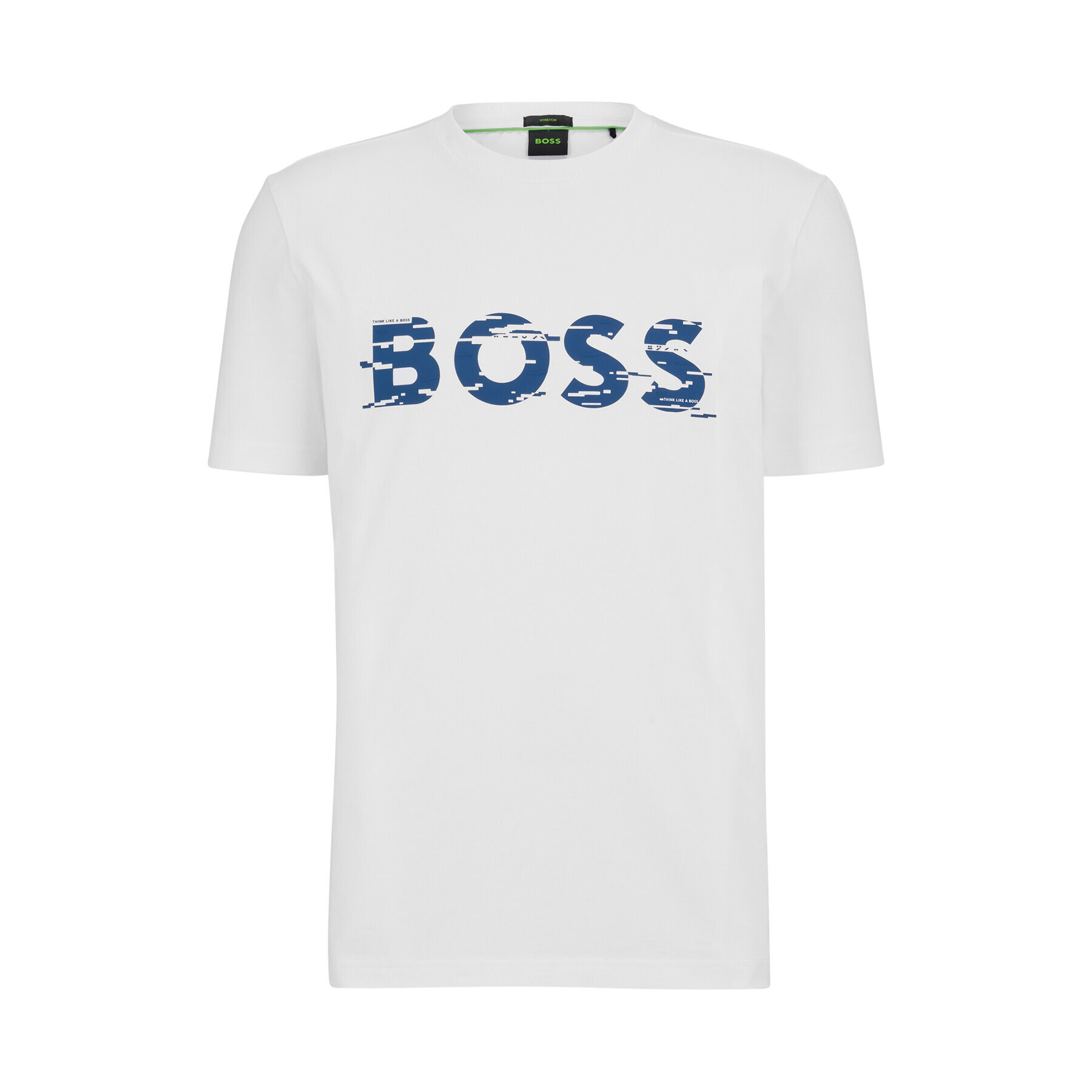 Boss Тишърт 50483730 Бял Regular Fit - Pepit.bg