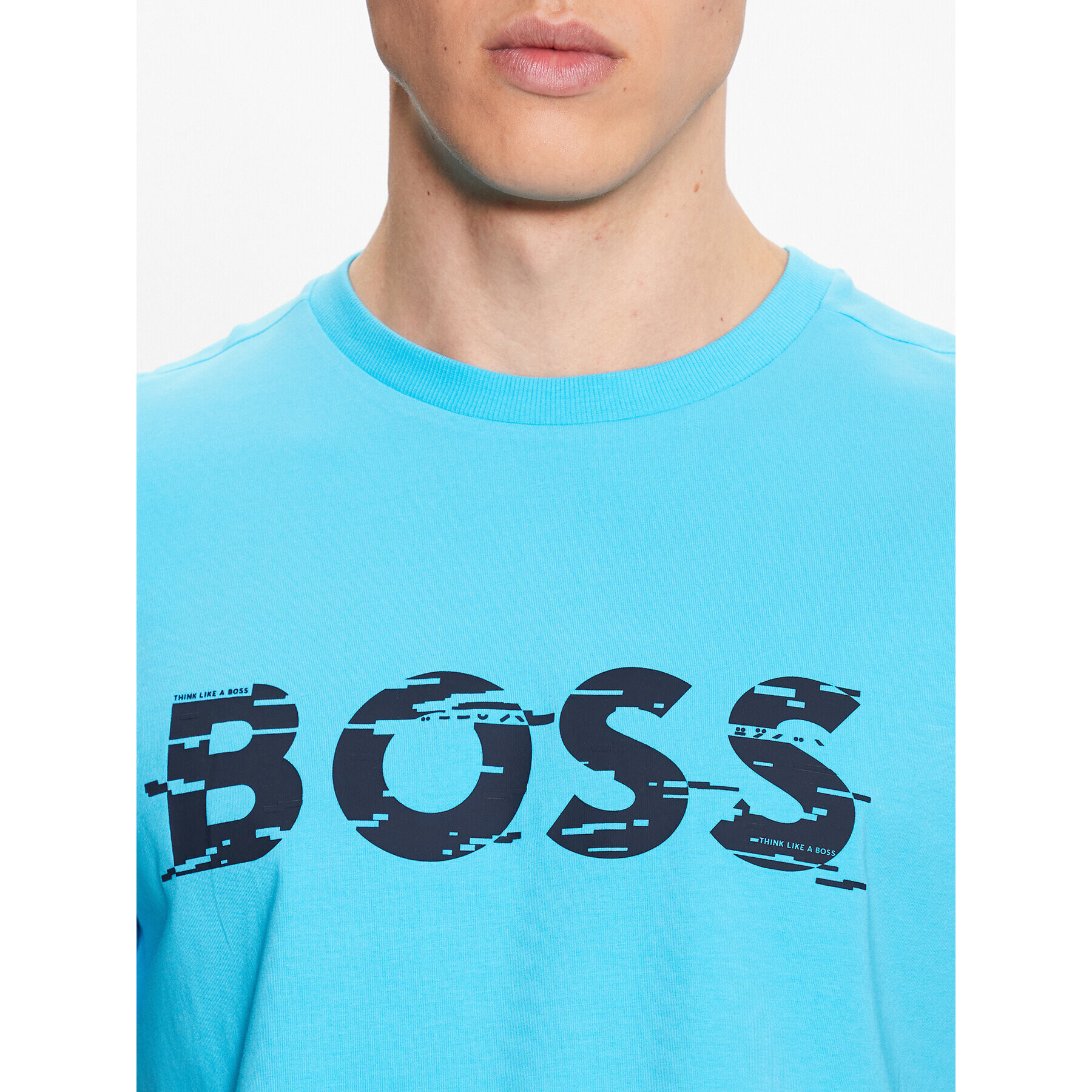 Boss Тишърт 50483730 Син Regular Fit - Pepit.bg