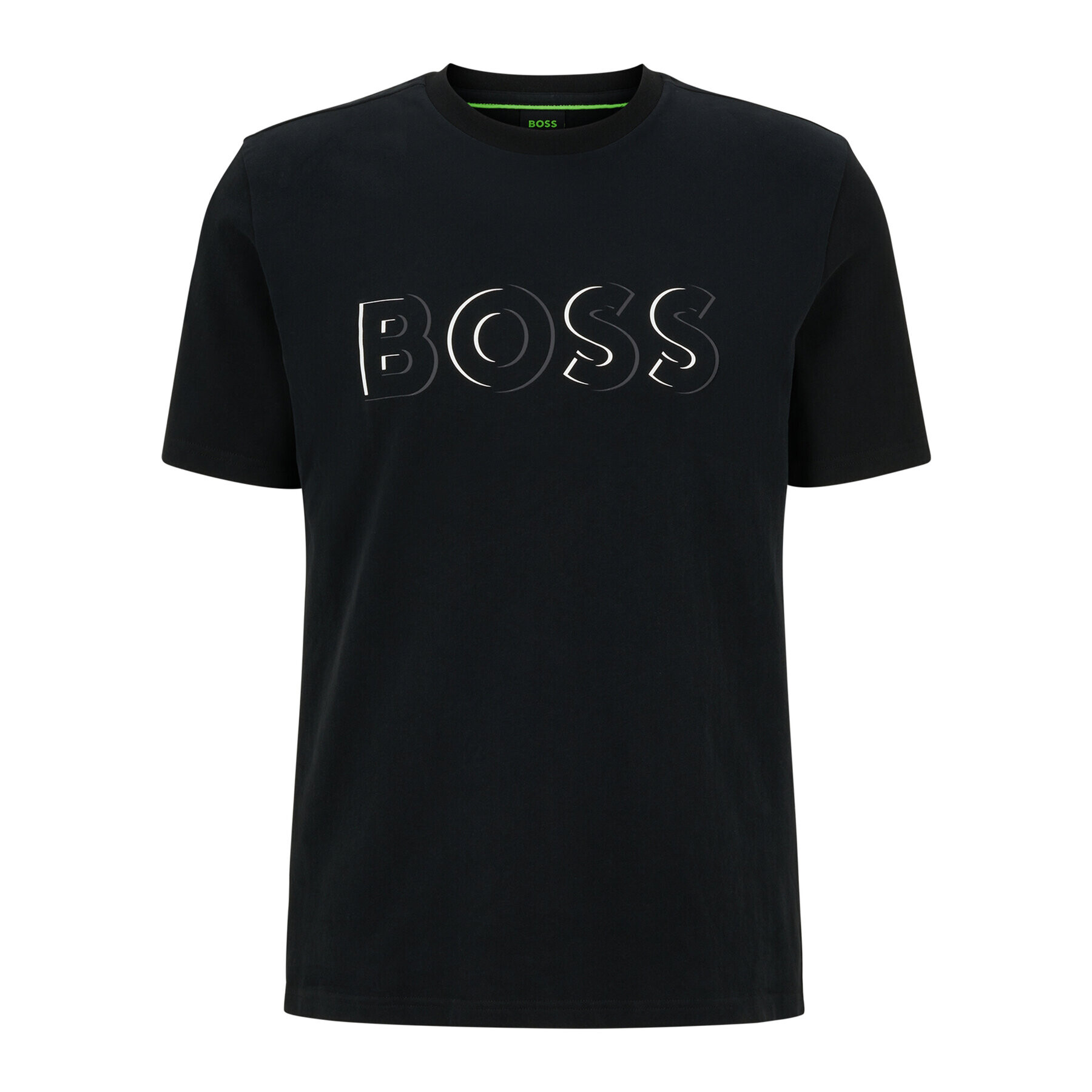 Boss Тишърт 50483768 Черен Regular Fit - Pepit.bg