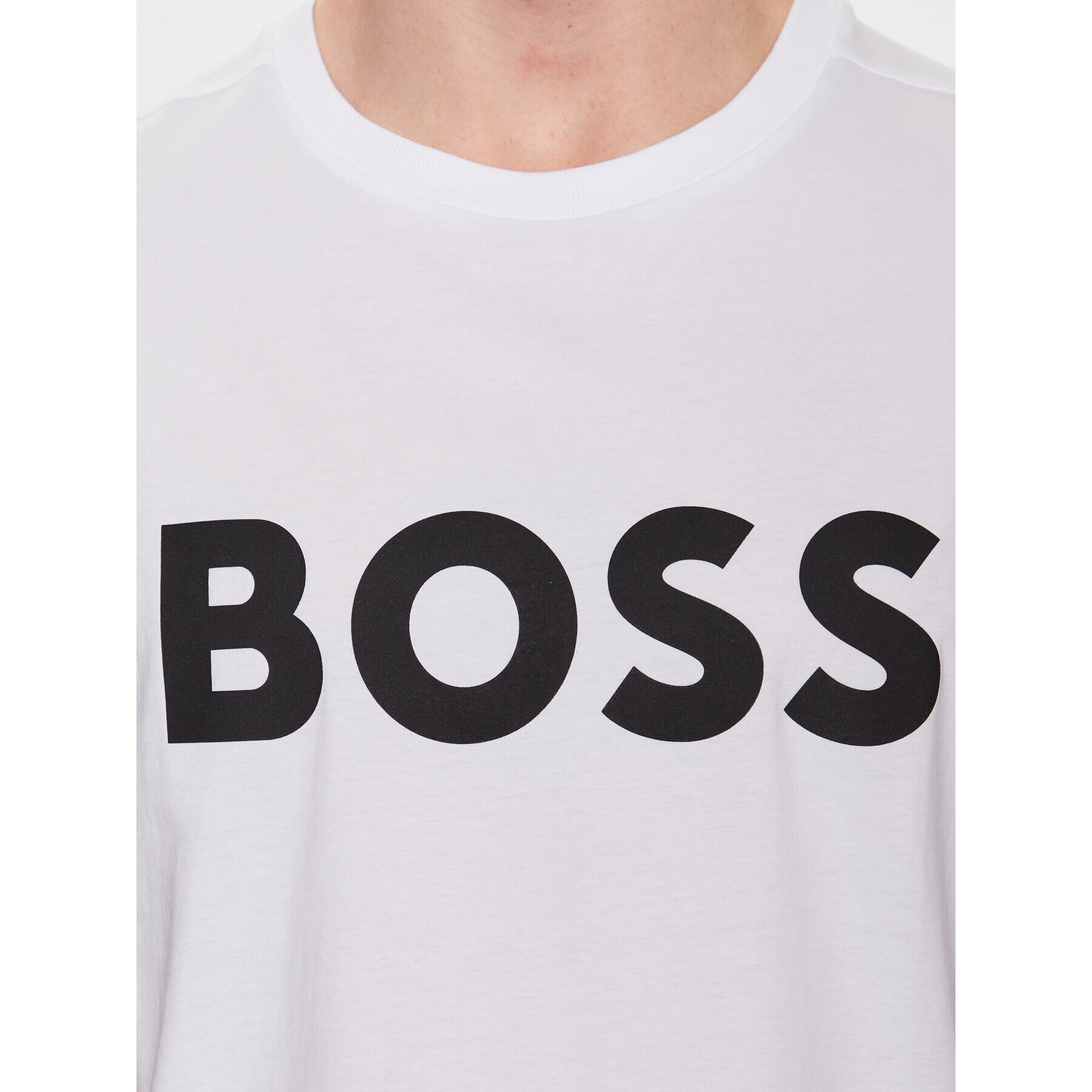 Boss Тишърт 50483774 Бял Relaxed Fit - Pepit.bg