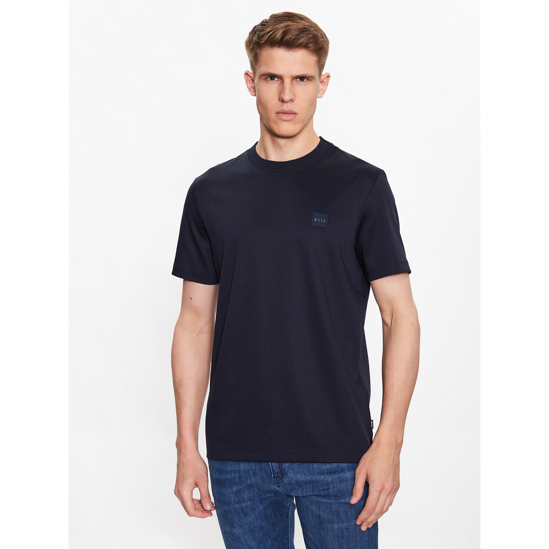 Boss Тишърт 50485158 Син Regular Fit - Pepit.bg