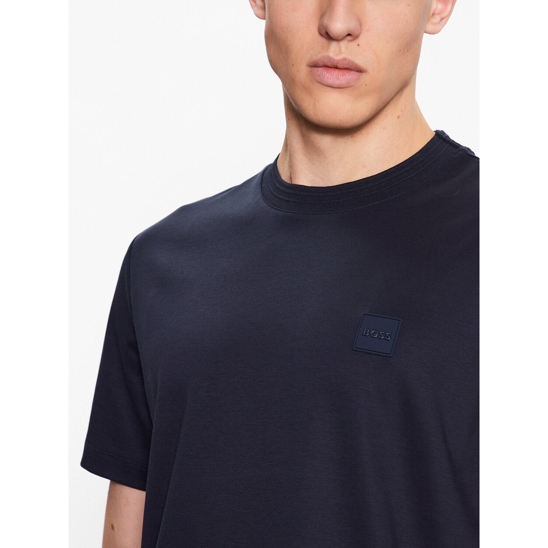 Boss Тишърт 50485158 Син Regular Fit - Pepit.bg