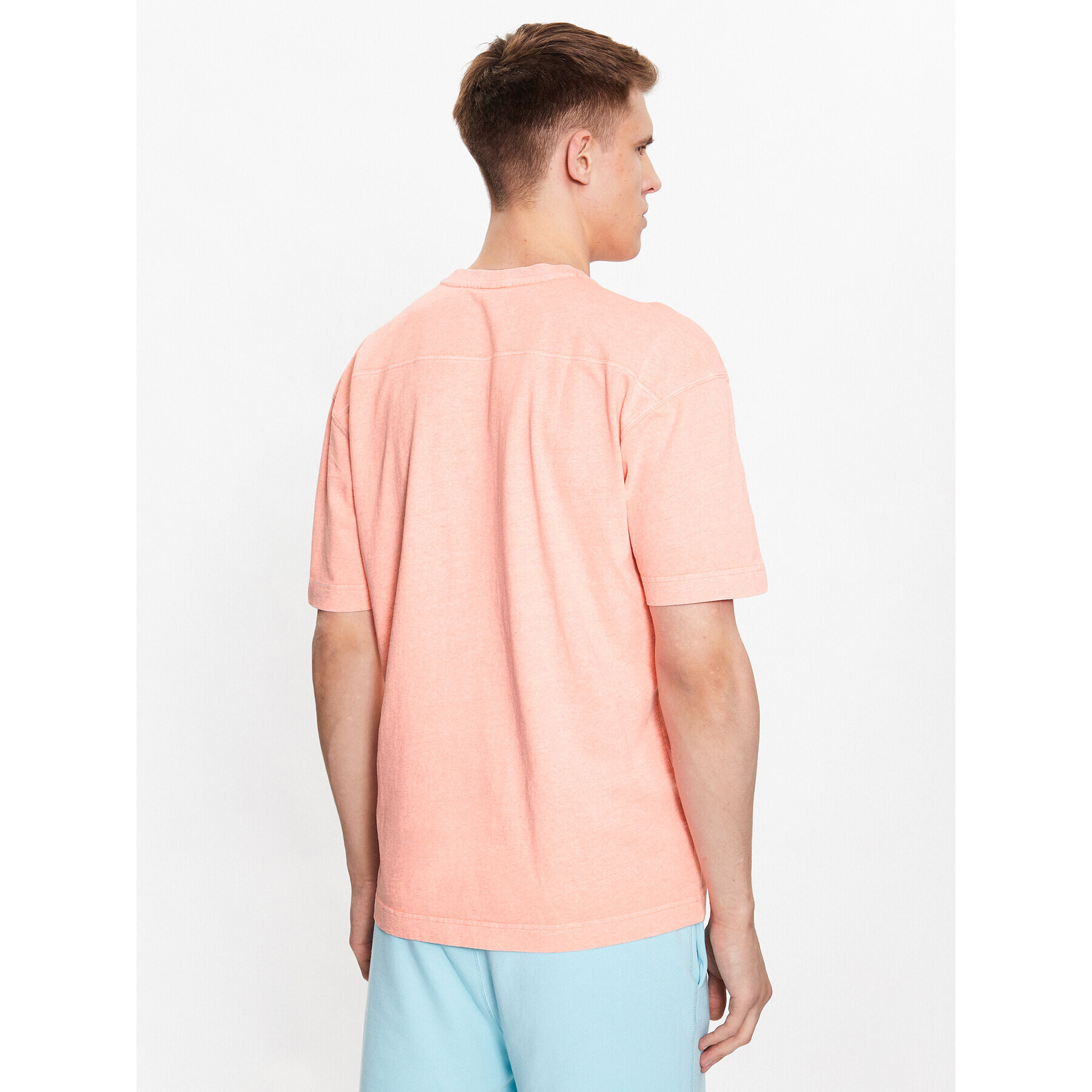 Boss Тишърт Teneon 50485818 Оранжев Oversize - Pepit.bg