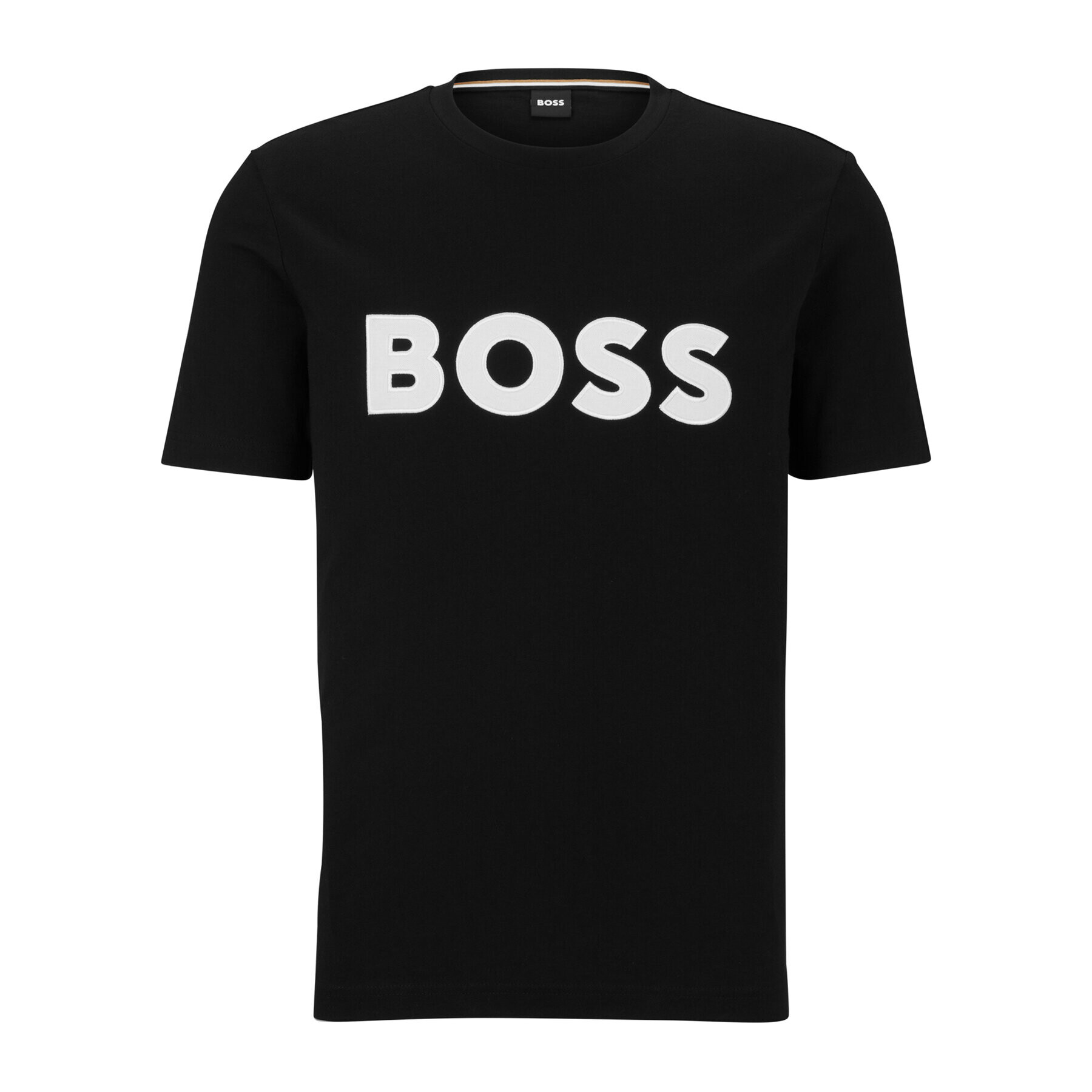 Boss Тишърт 50486200 Черен Regular Fit - Pepit.bg