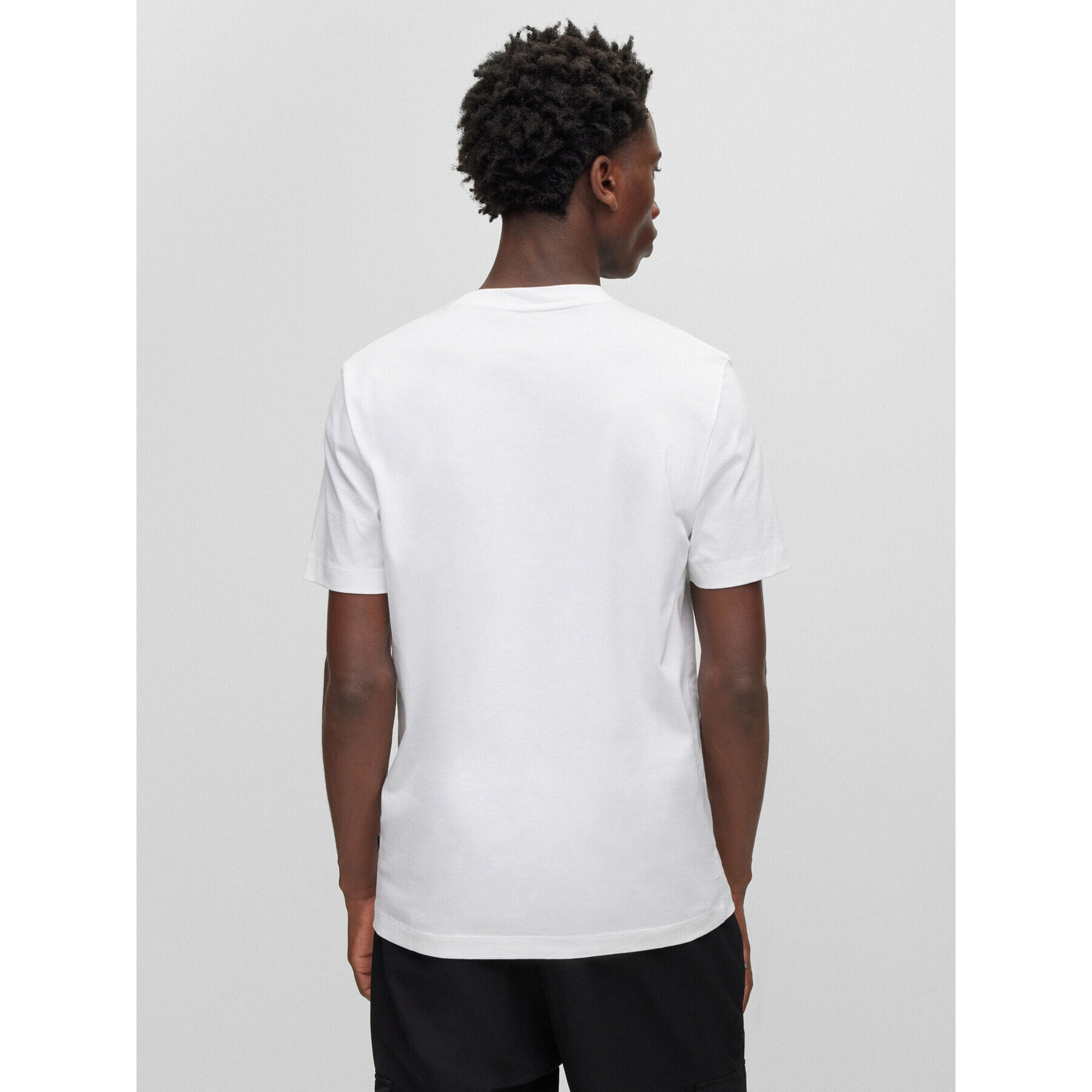 Boss Тишърт 50486210 Бял Slim Fit - Pepit.bg