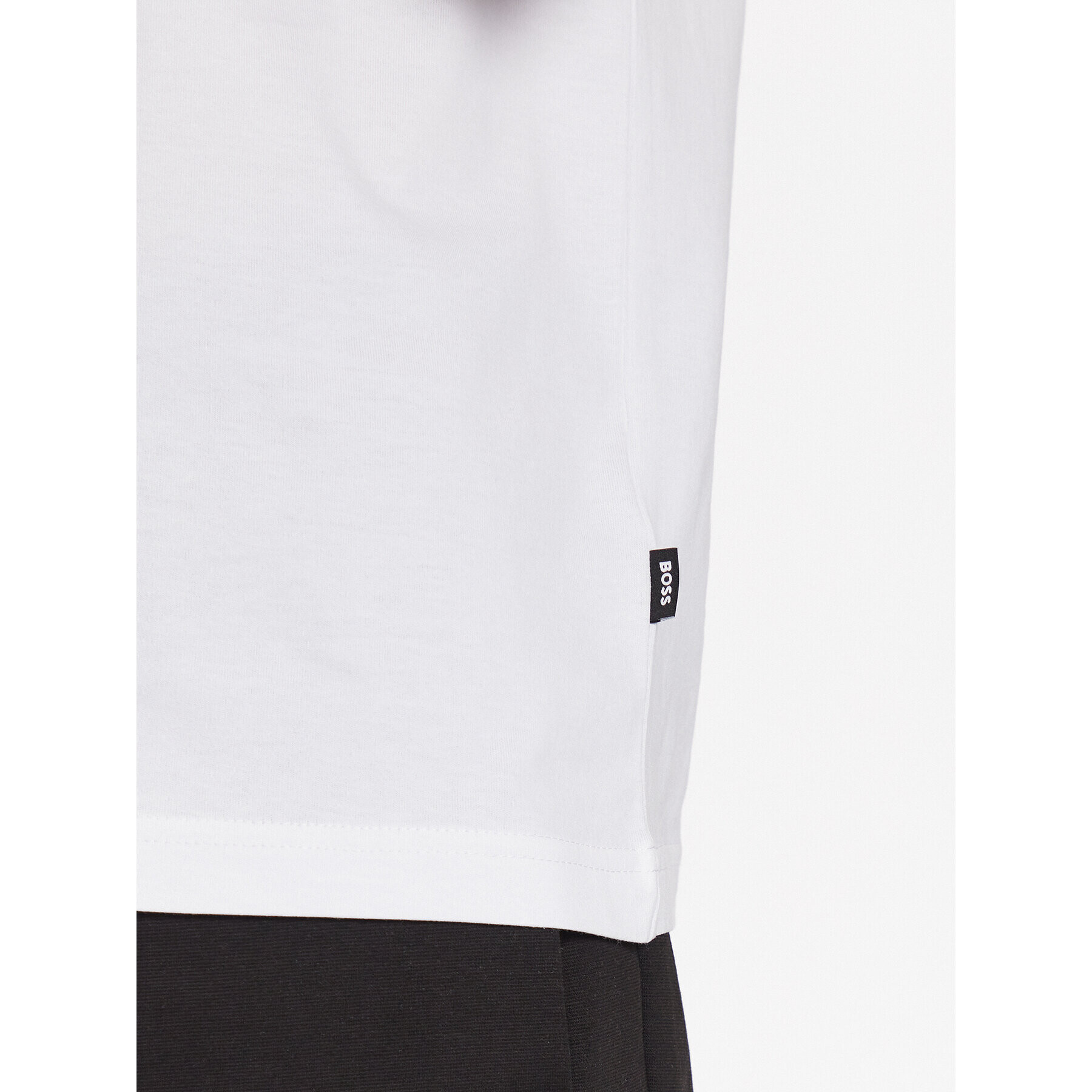 Boss Тишърт Tiburt 50486211 Бял Regular Fit - Pepit.bg
