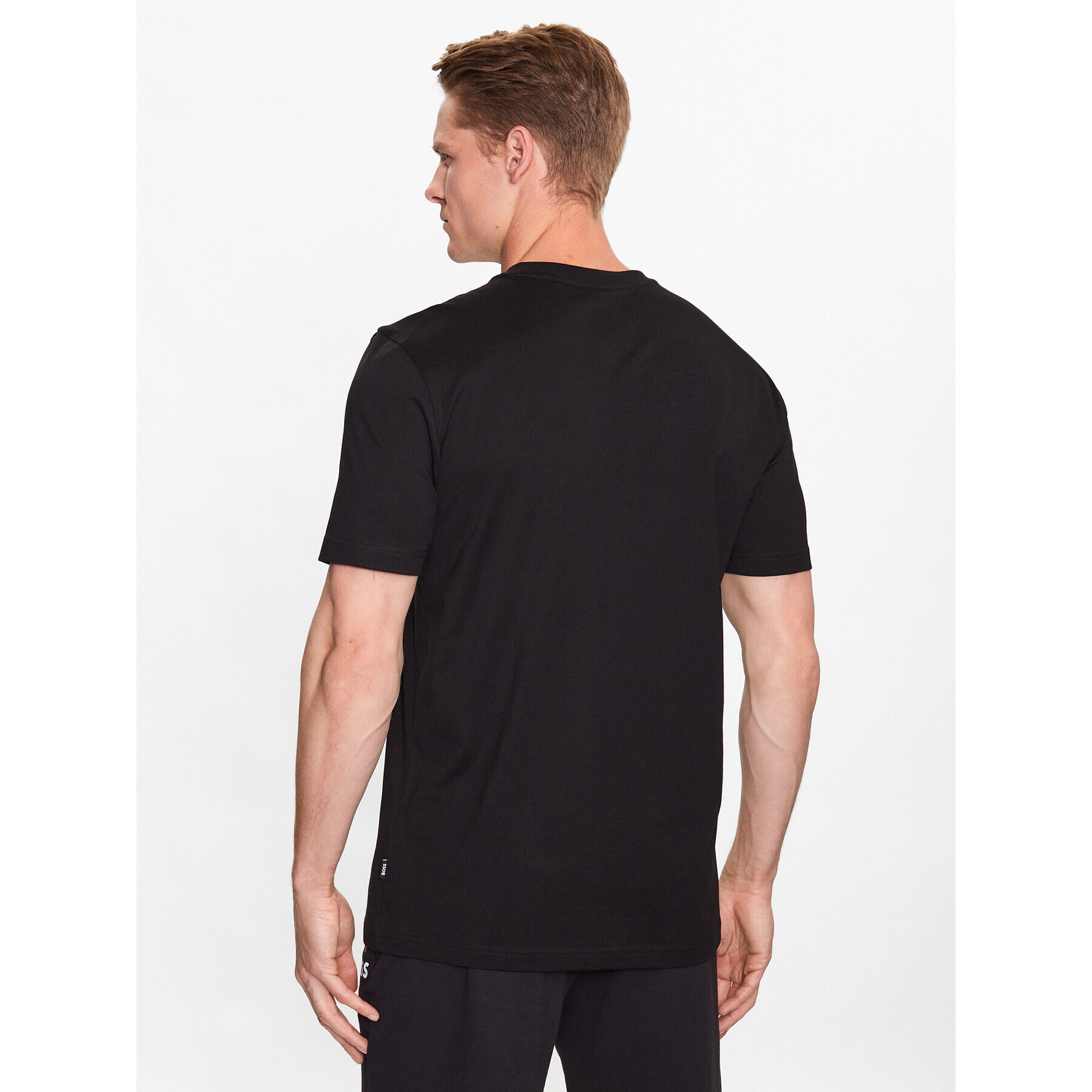 Boss Тишърт 50486211 Черен Regular Fit - Pepit.bg