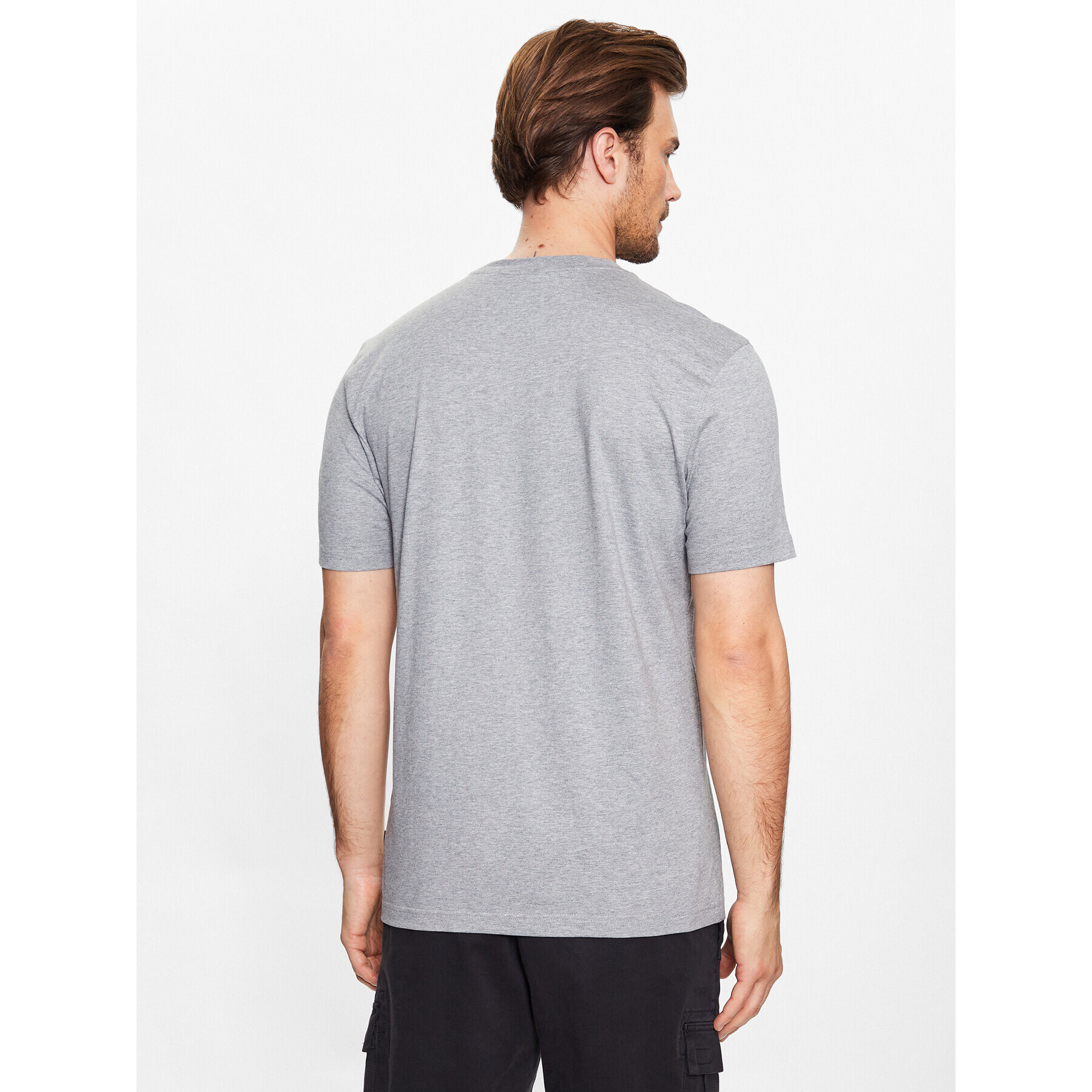 Boss Тишърт 50486211 Сив Regular Fit - Pepit.bg