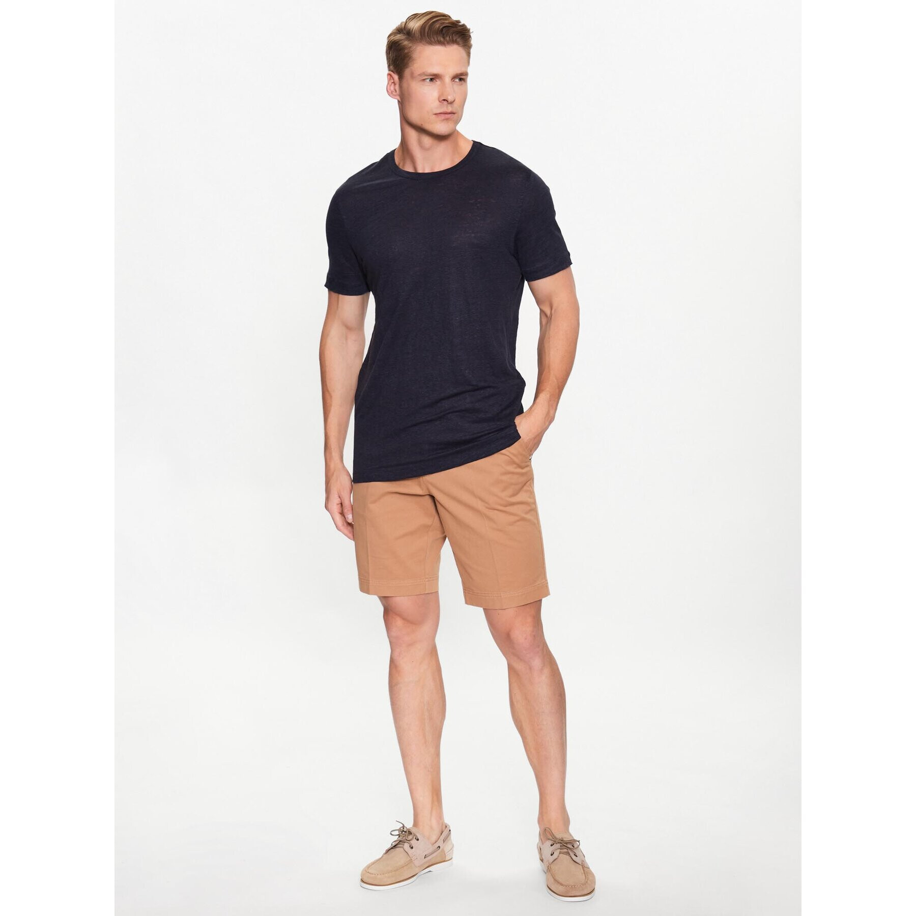 Boss Тишърт Tiburt 50486212 Тъмносин Regular Fit - Pepit.bg