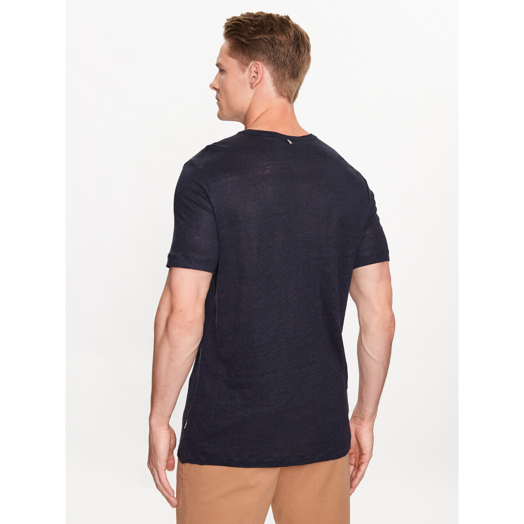 Boss Тишърт Tiburt 50486212 Тъмносин Regular Fit - Pepit.bg