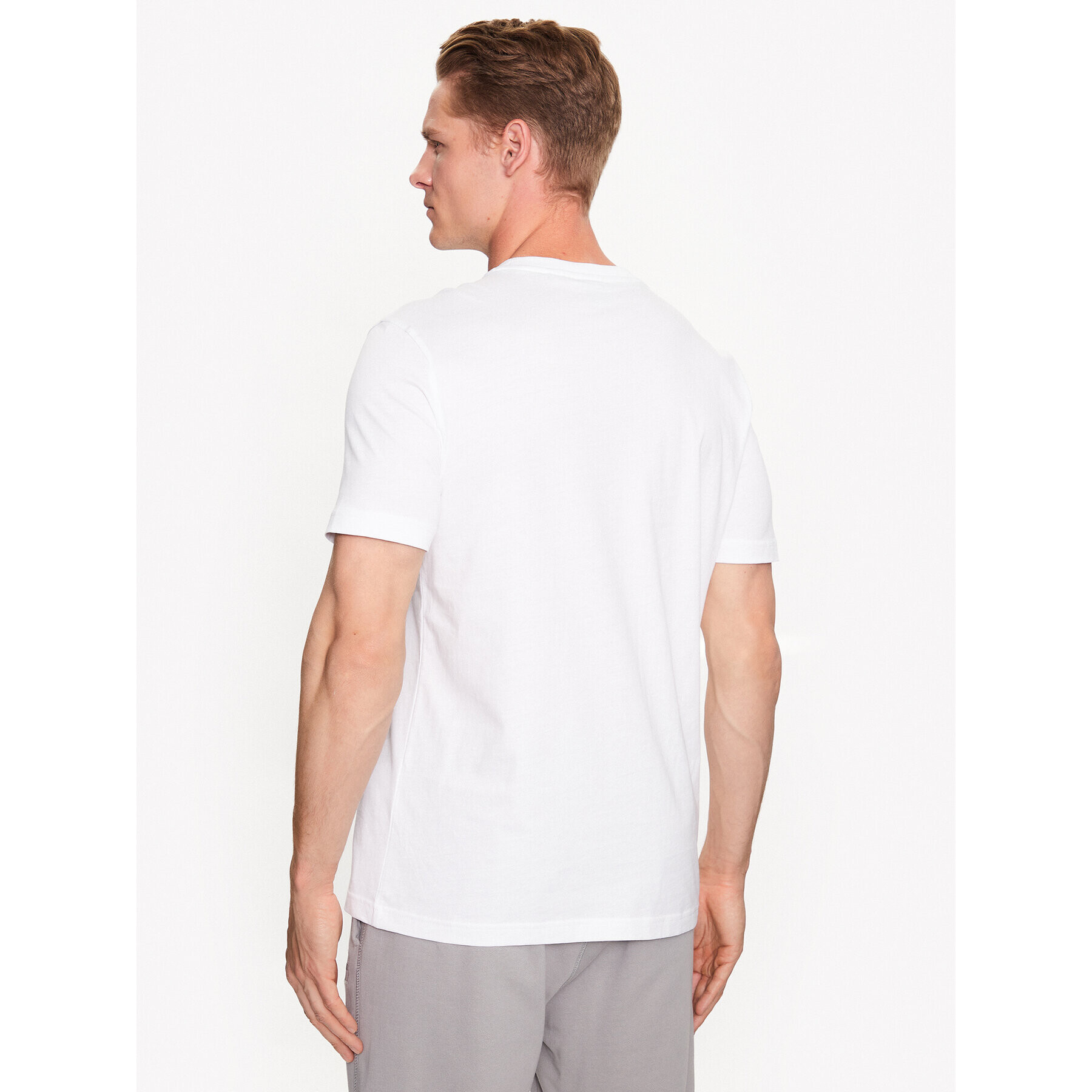 Boss Тишърт 50488785 Бял Regular Fit - Pepit.bg