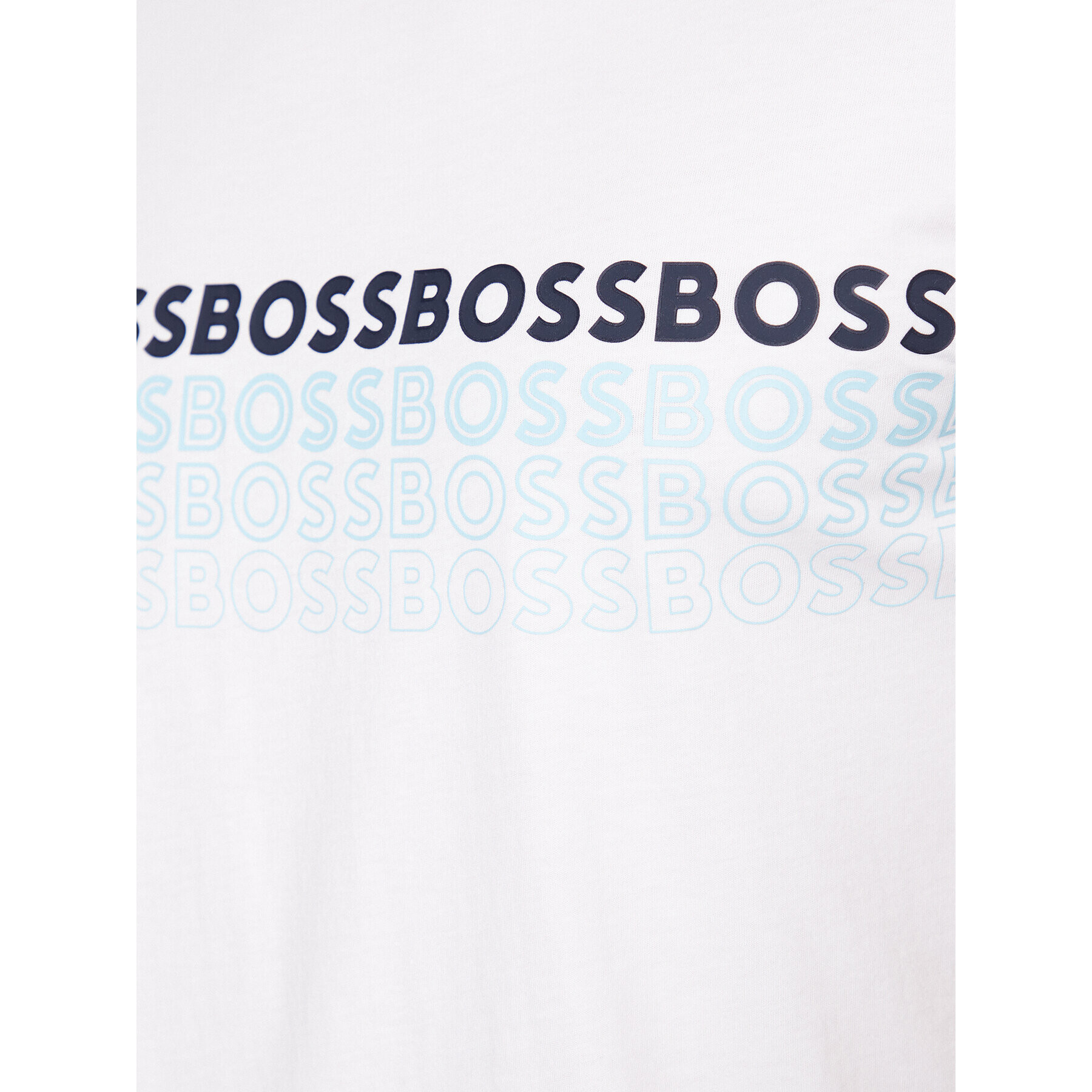 Boss Тишърт 50488785 Бял Regular Fit - Pepit.bg