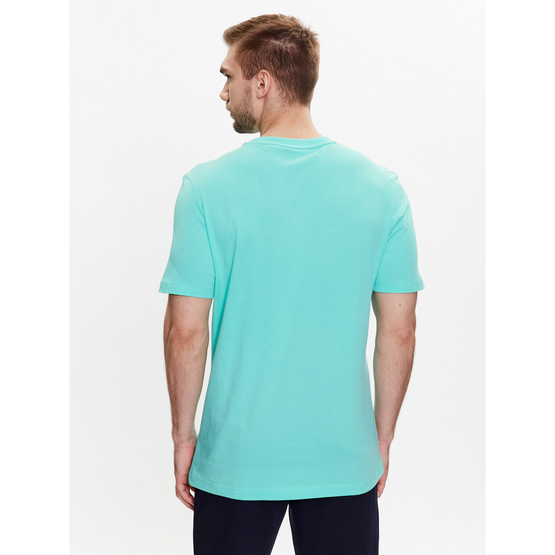 Boss Тишърт 50488785 Зелен Regular Fit - Pepit.bg
