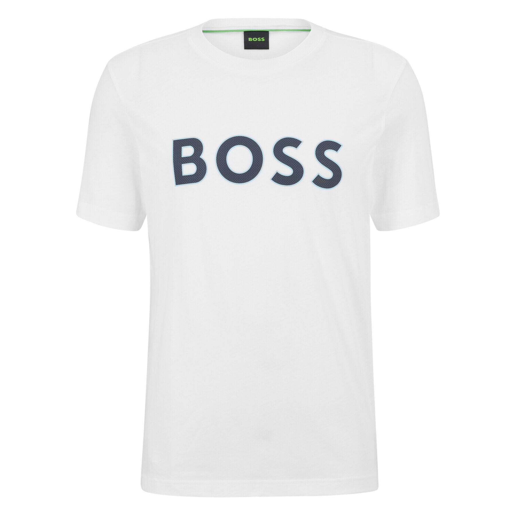 Boss Тишърт 50488793 Бял Regular Fit - Pepit.bg