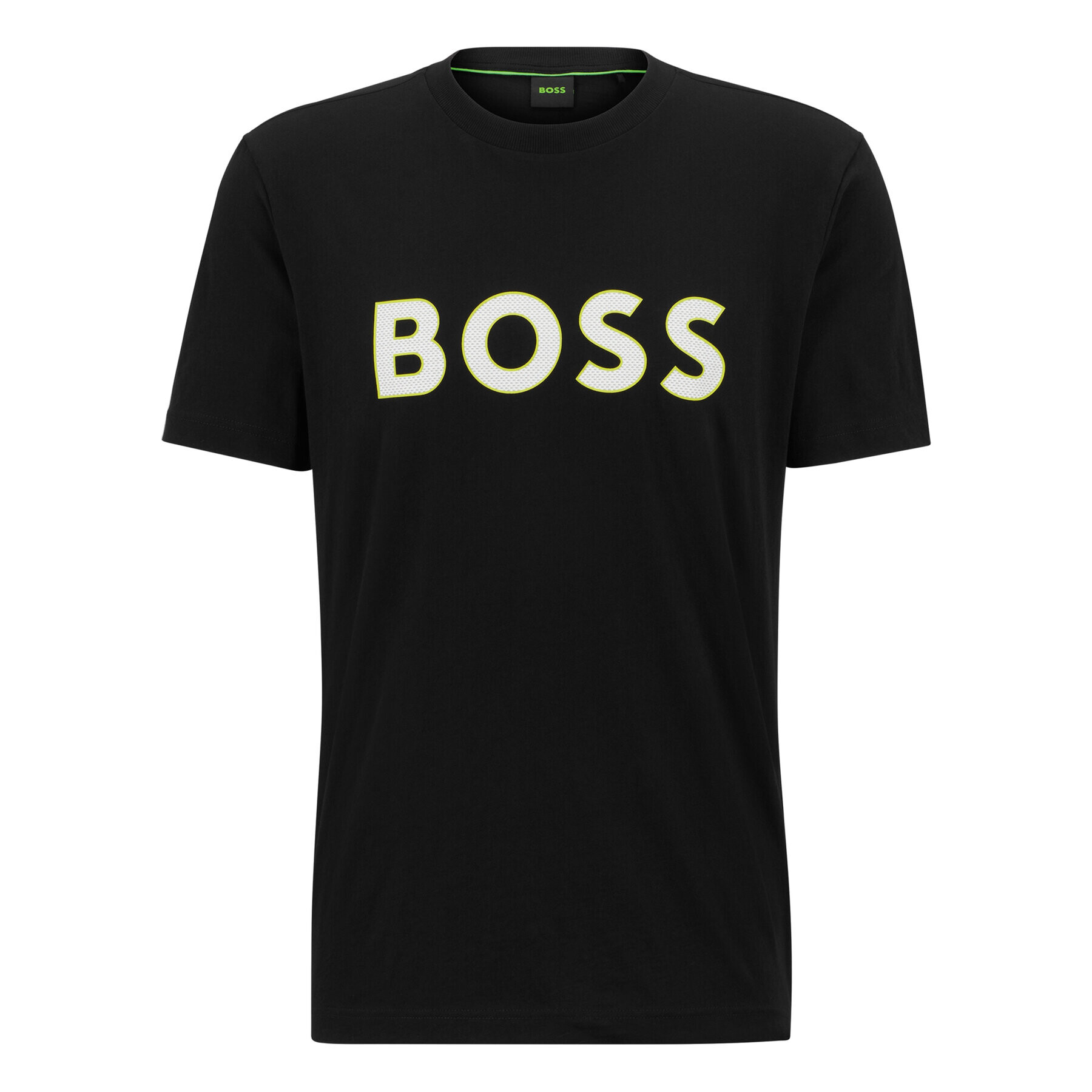 Boss Тишърт 50488793 Черен Regular Fit - Pepit.bg