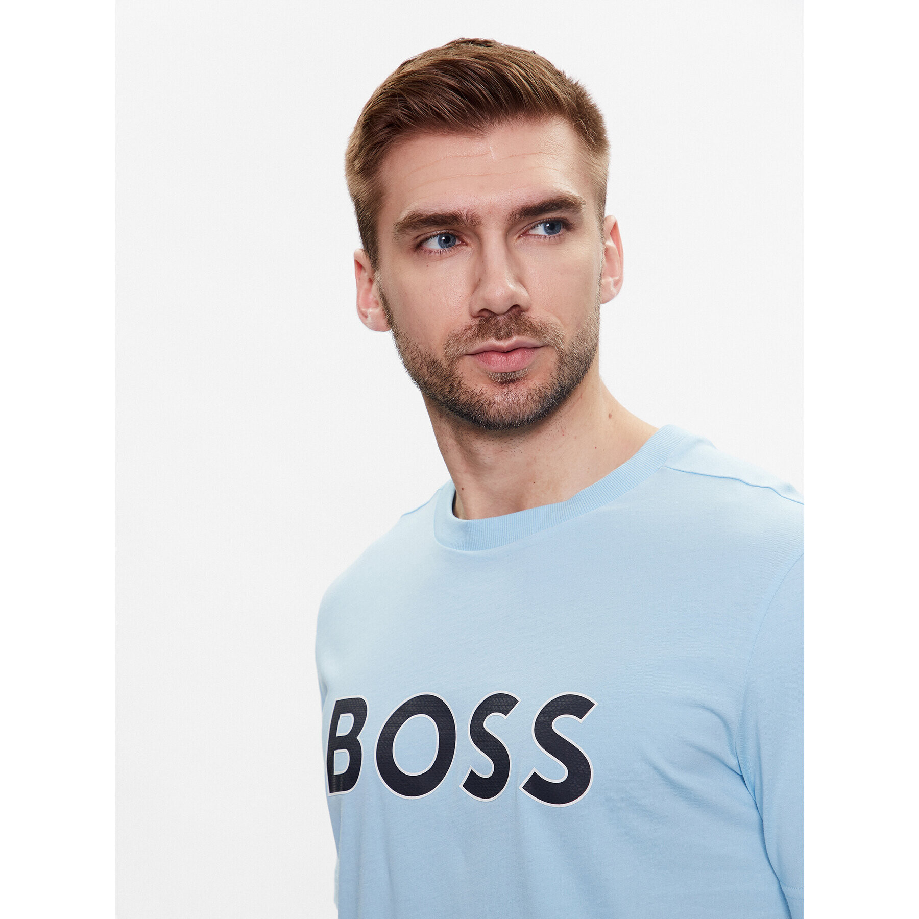 Boss Тишърт 50488793 Син Regular Fit - Pepit.bg