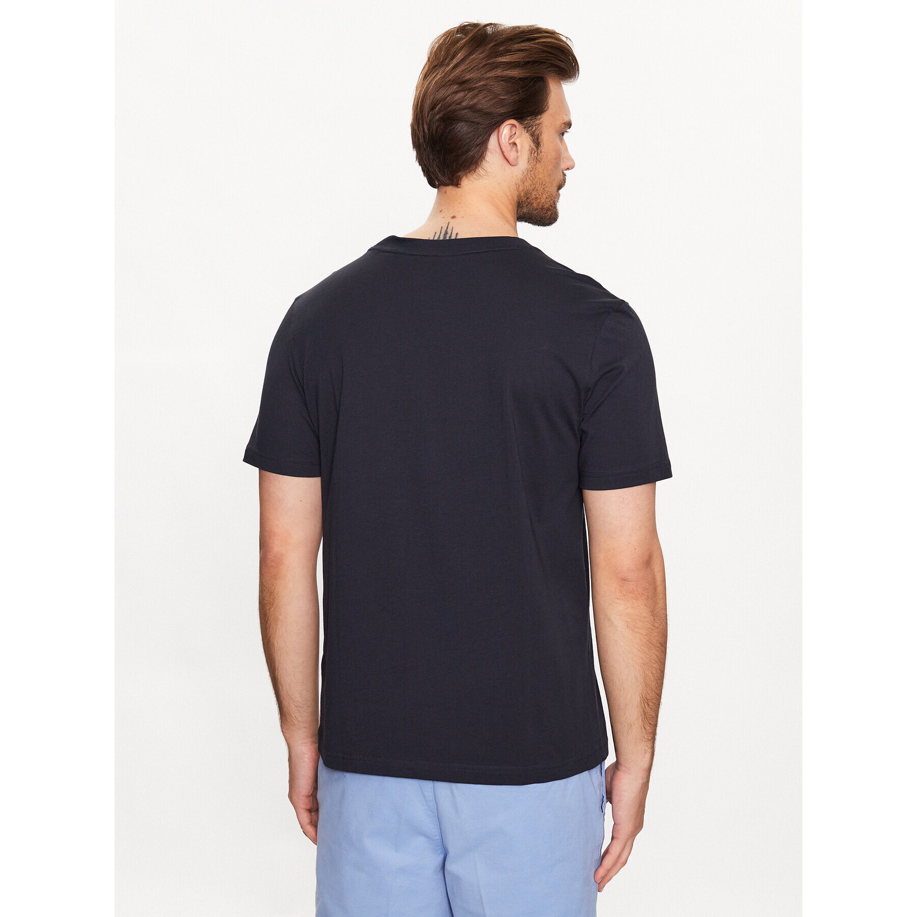 Boss Тишърт 50488793 Тъмносин Regular Fit - Pepit.bg