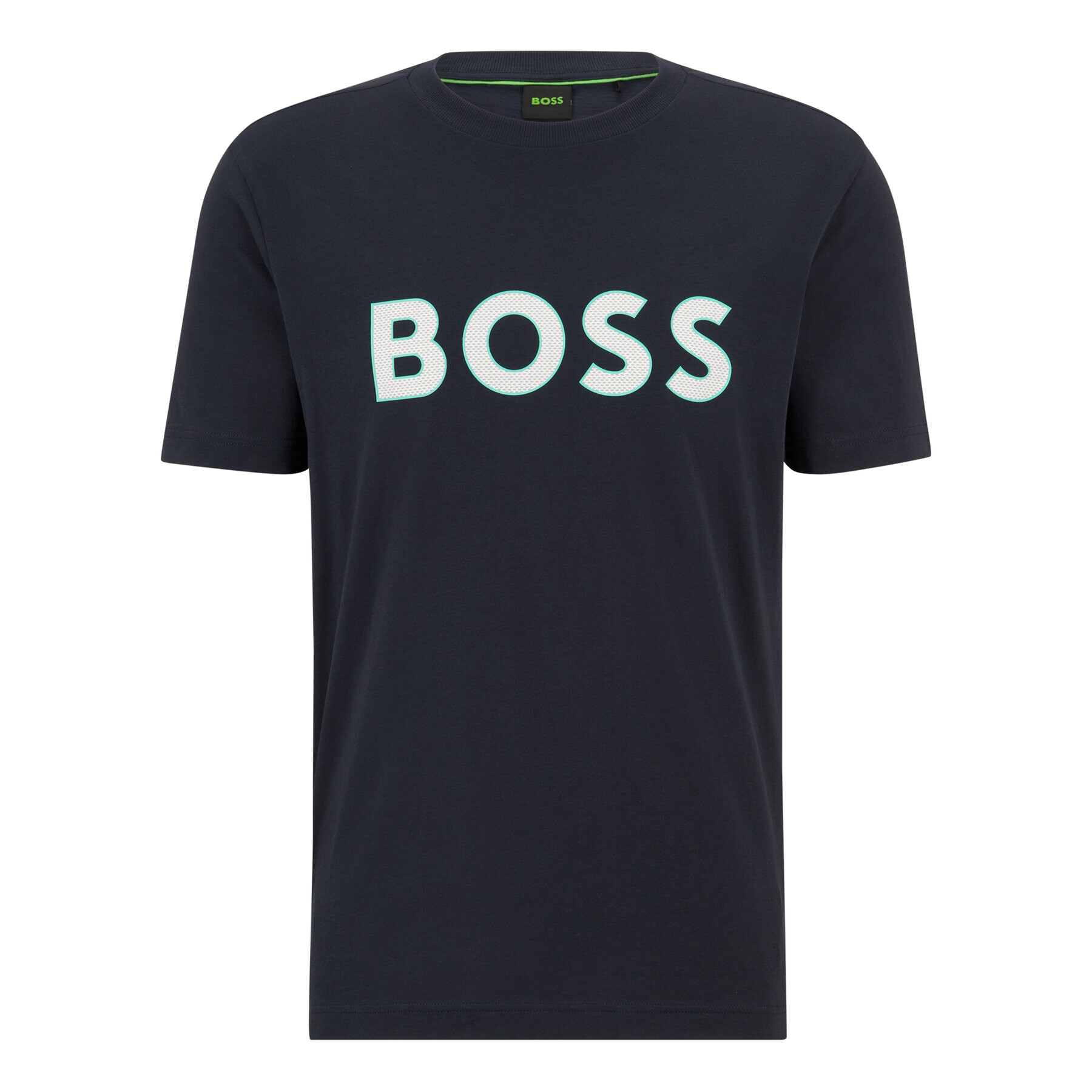 Boss Тишърт 50488793 Тъмносин Regular Fit - Pepit.bg