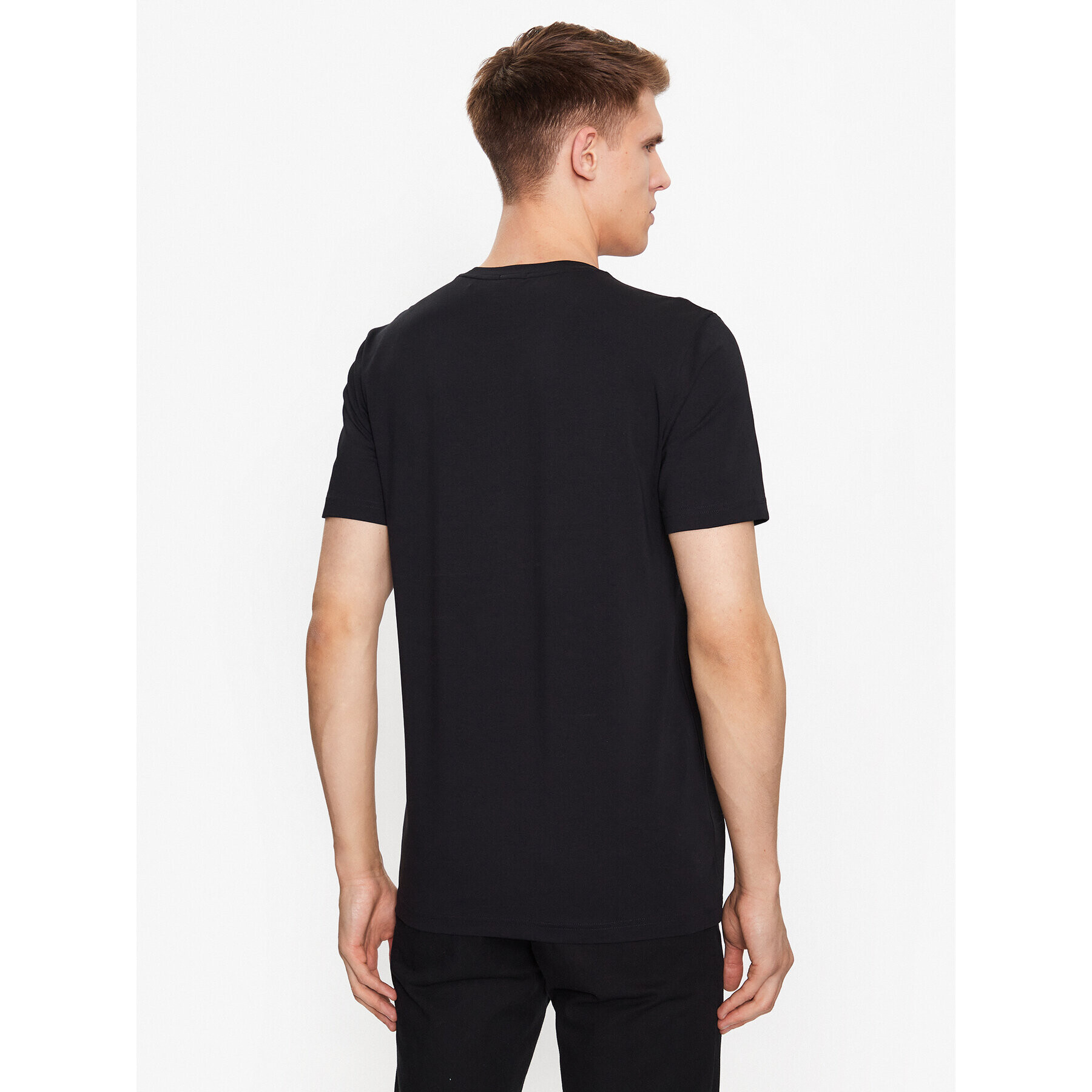 Boss Тишърт 50488797 Черен Regular Fit - Pepit.bg