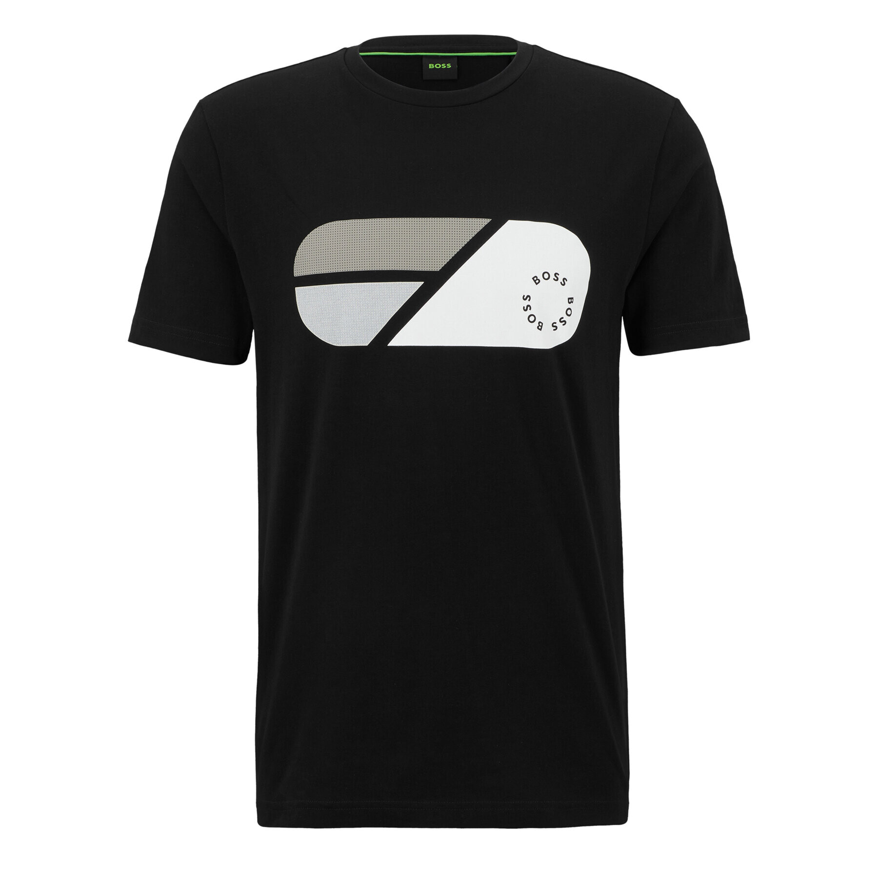 Boss Тишърт 50488797 Черен Regular Fit - Pepit.bg