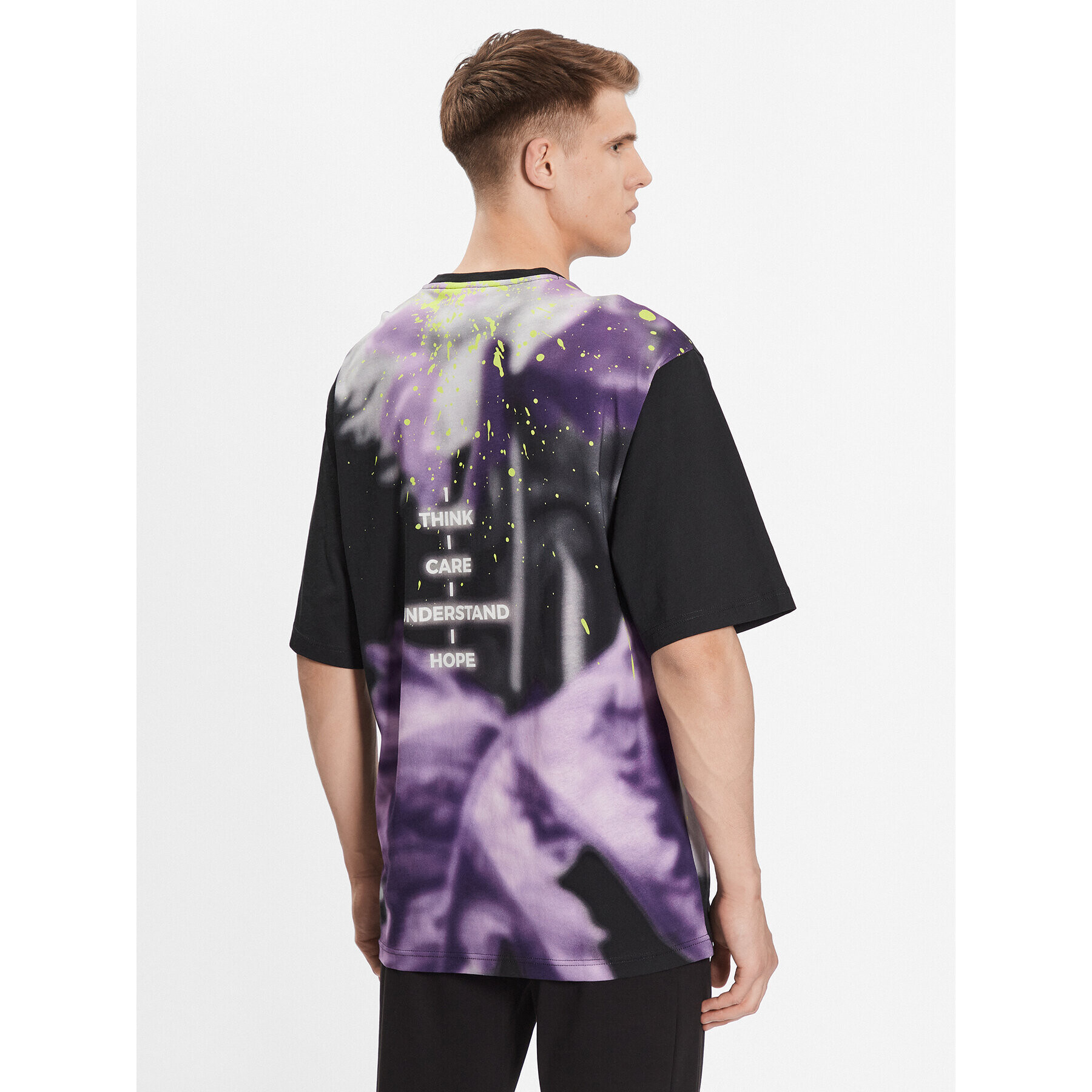 Boss Тишърт 50488816 Черен Relaxed Fit - Pepit.bg