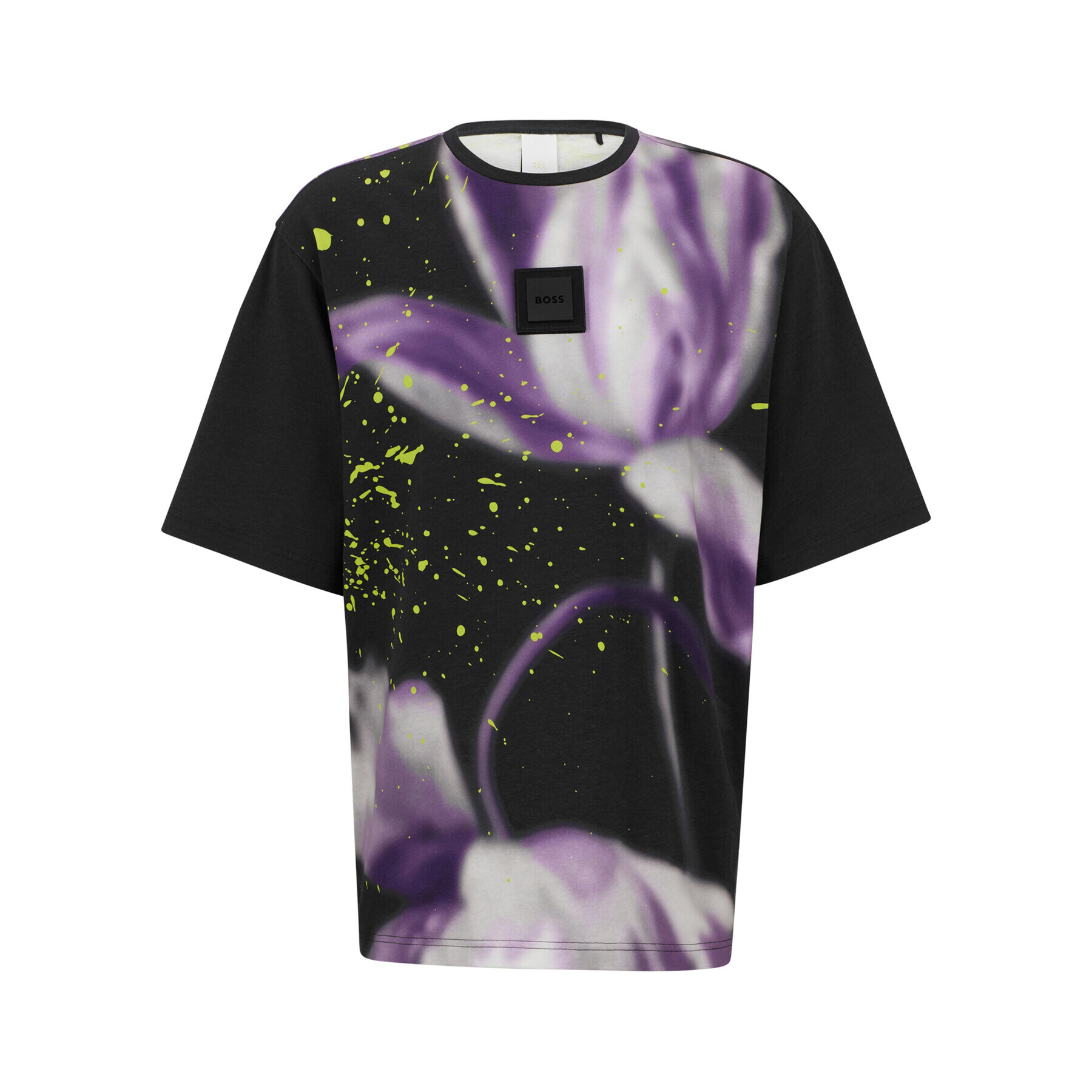 Boss Тишърт 50488816 Черен Relaxed Fit - Pepit.bg
